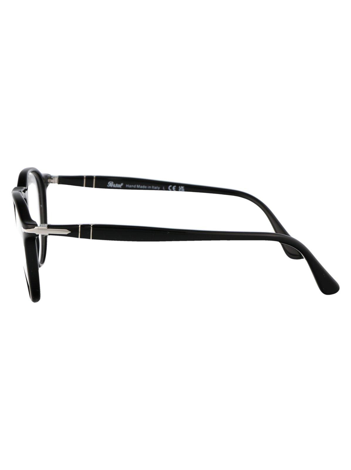 Shop Persol Oval Frame Glasses In 95