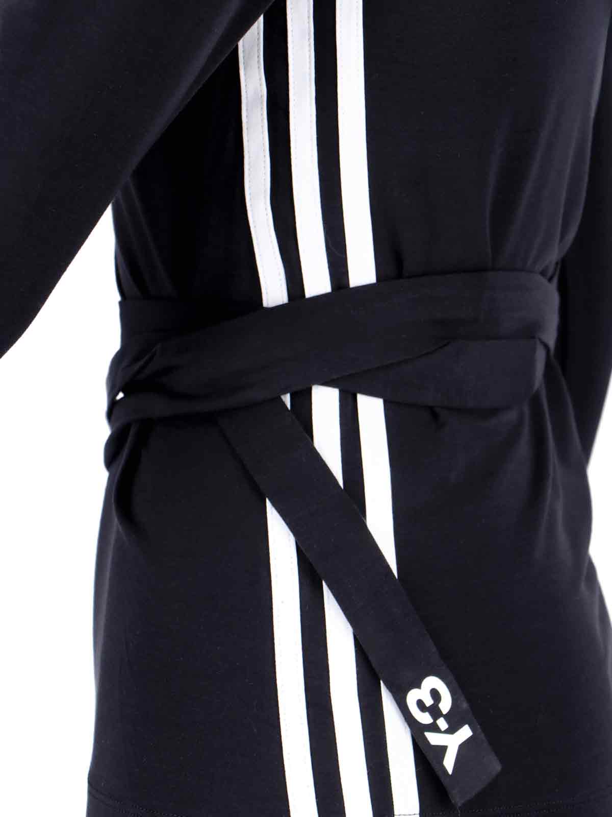 Y-3 Sleeve Wrap Striped Detail In Black