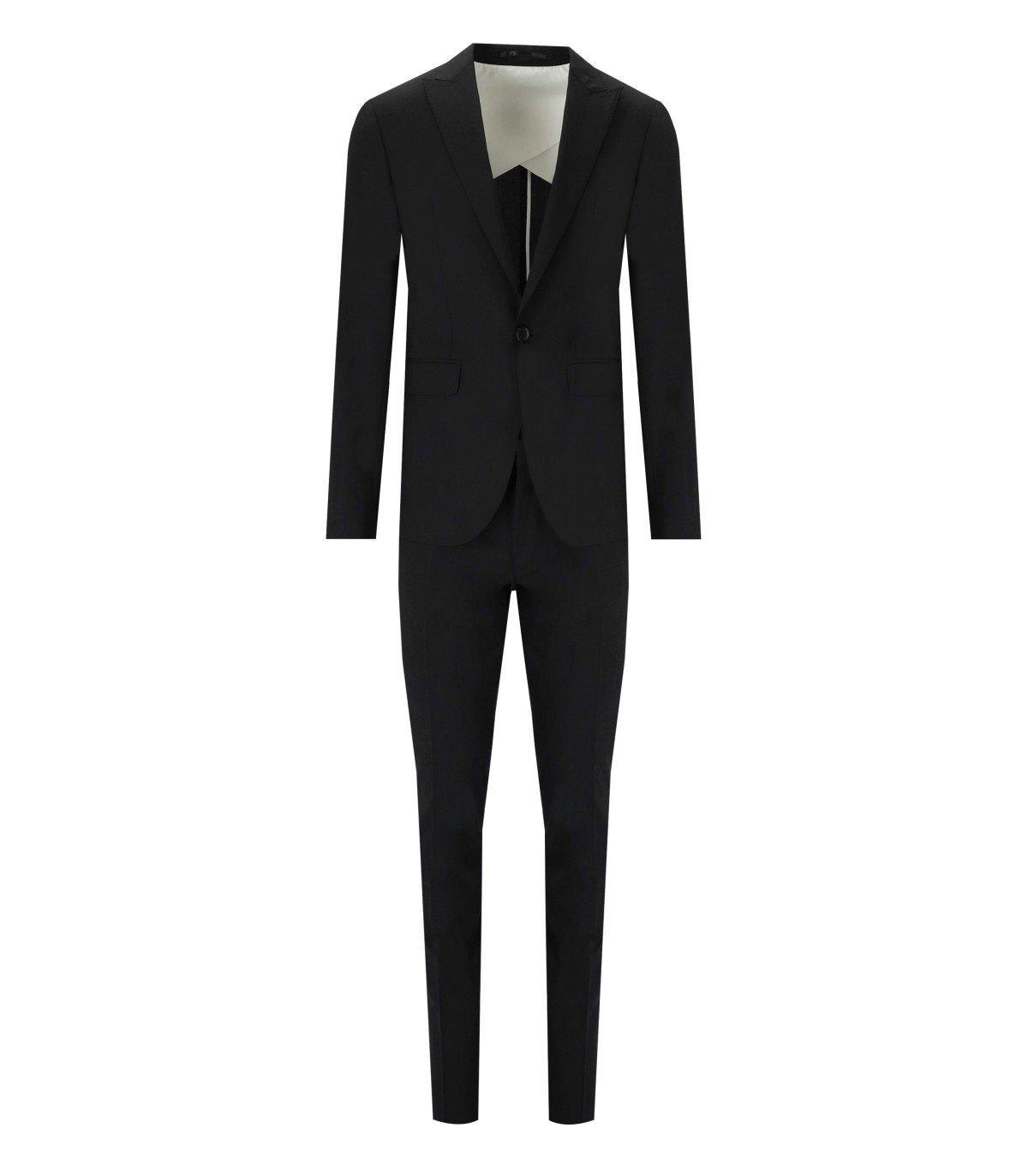 Shop Dsquared2 Single-breasted Two-piece Tailored Suit  In Black
