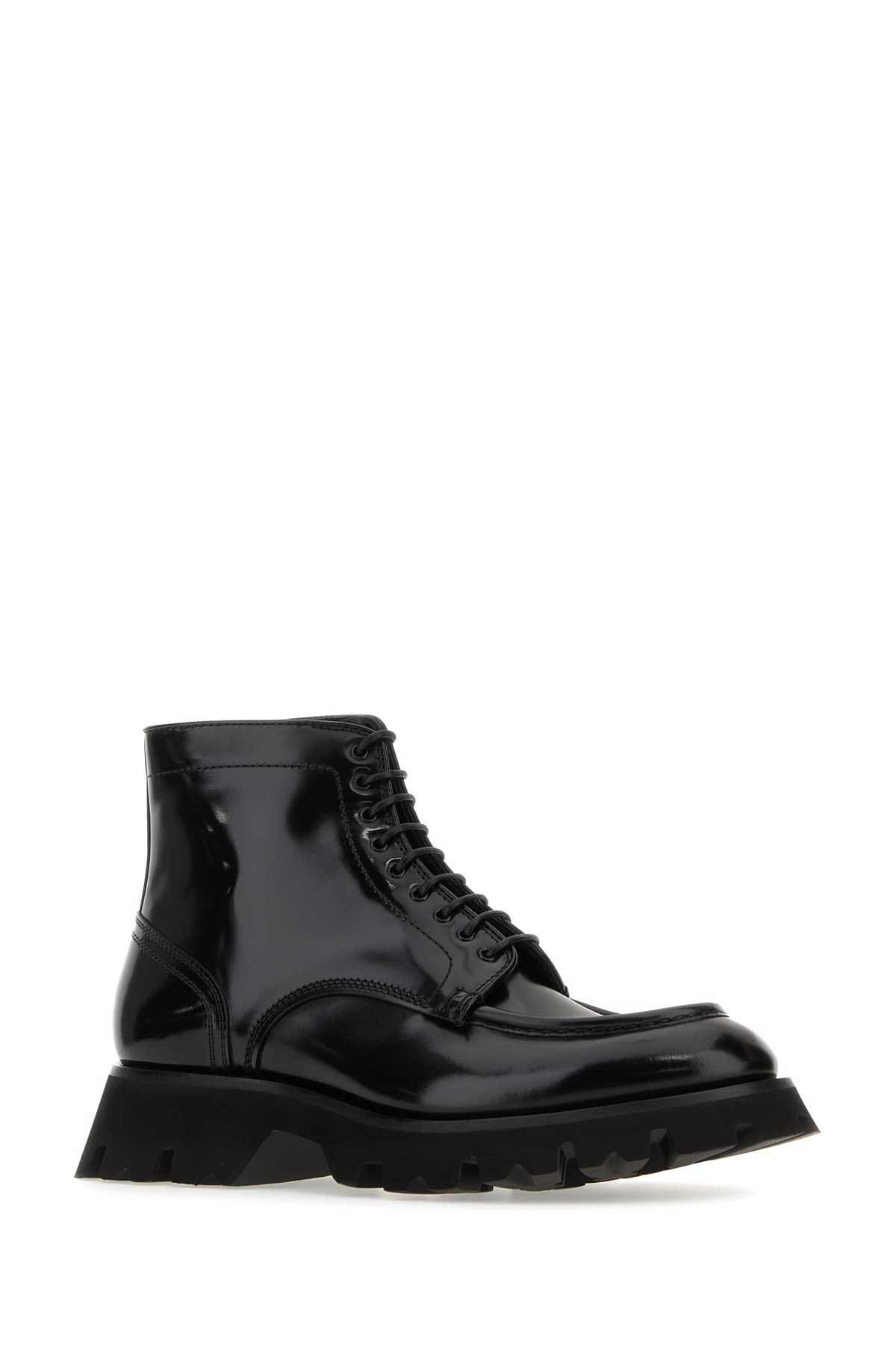Santoni Men Scarpa Stringata In Black