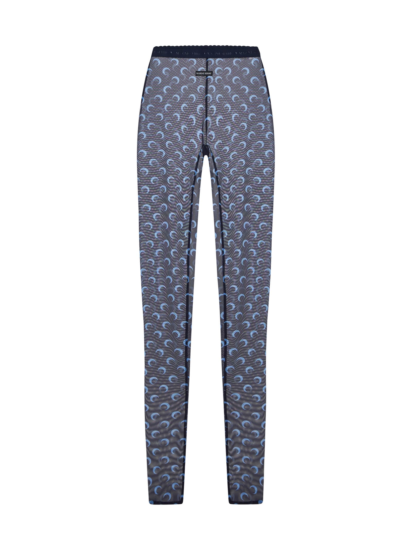 Shop Marine Serre Pants In Blue