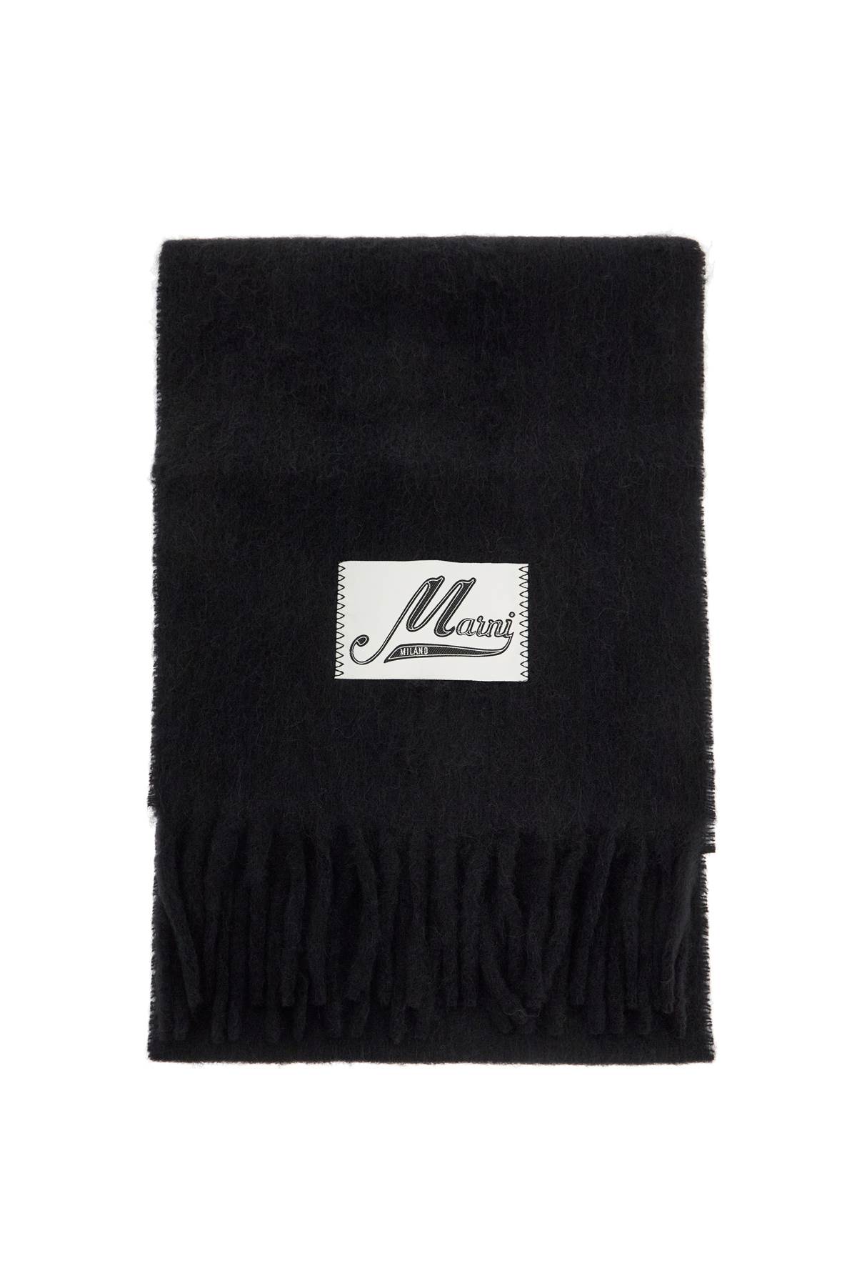 Shop Marni Brushed Alpaca In Black (black)