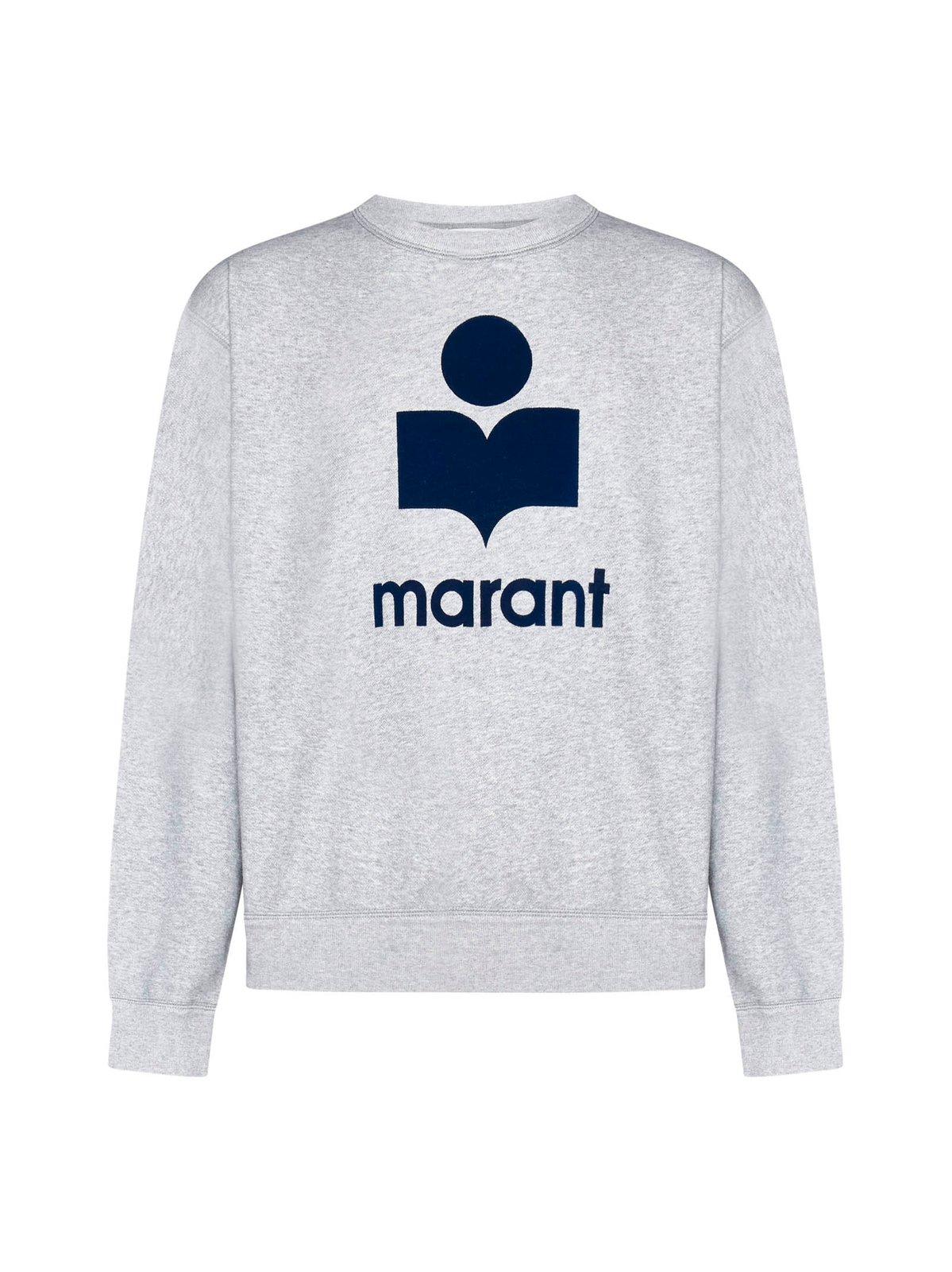 Isabel Marant Mikoy Fleece Sweatshirt In Grey