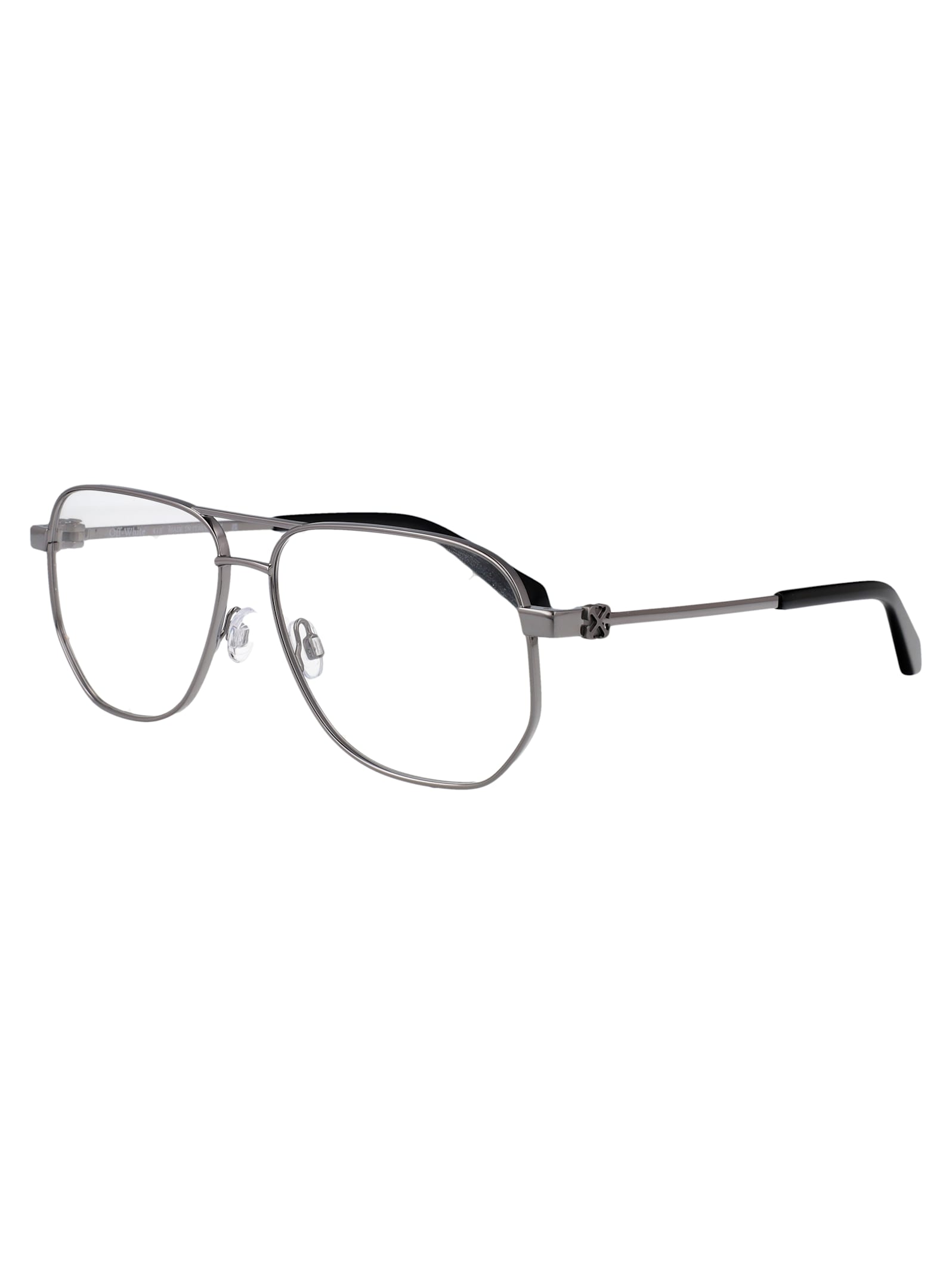 Off-white Eyewear Style 8a Glasses In Gunmetal