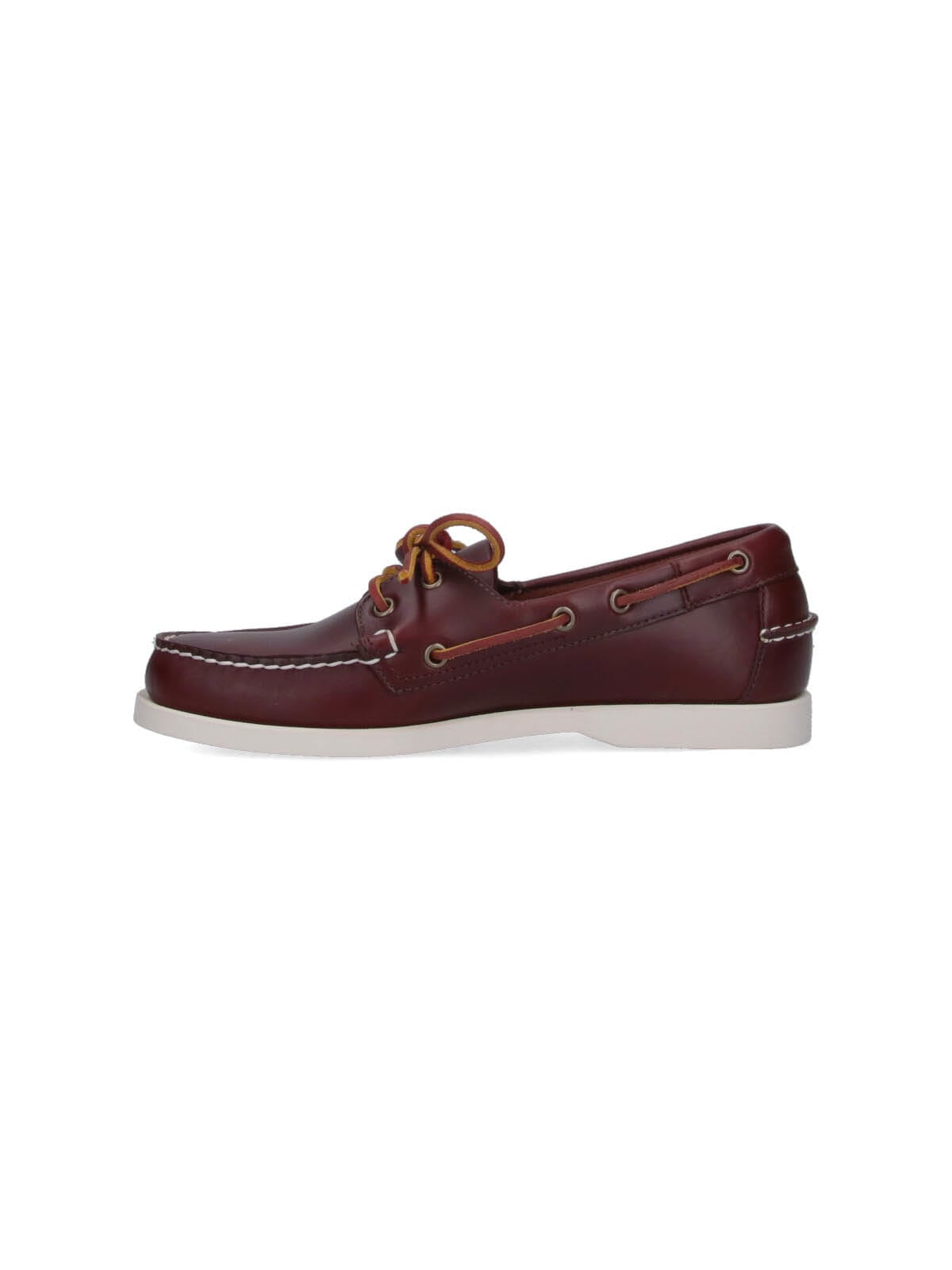 Sebago Waxed Portland Boat Shoes Moccassin In Brown