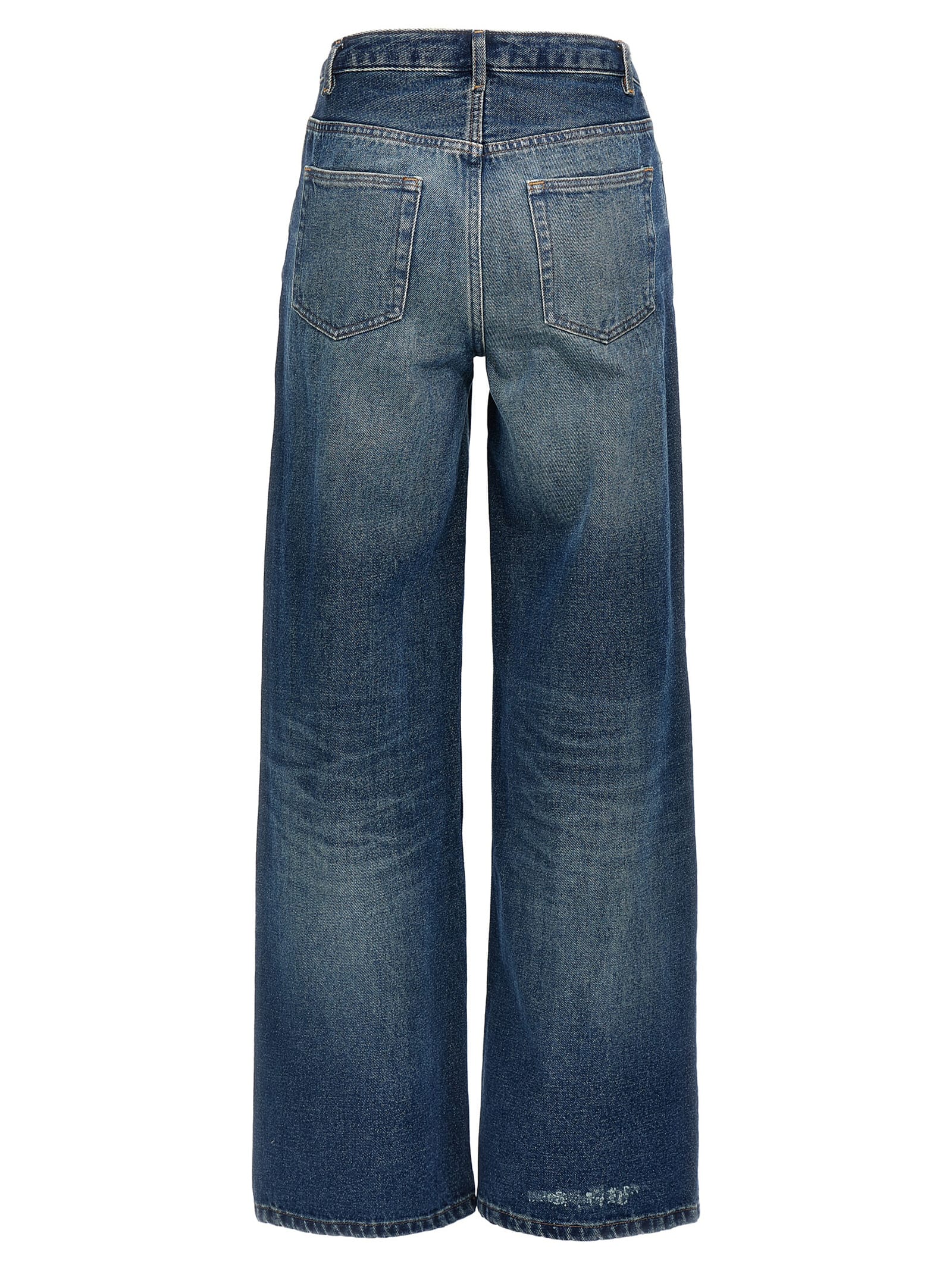 Apc A.p.c. Washed-effect Denim Jeans In Blue