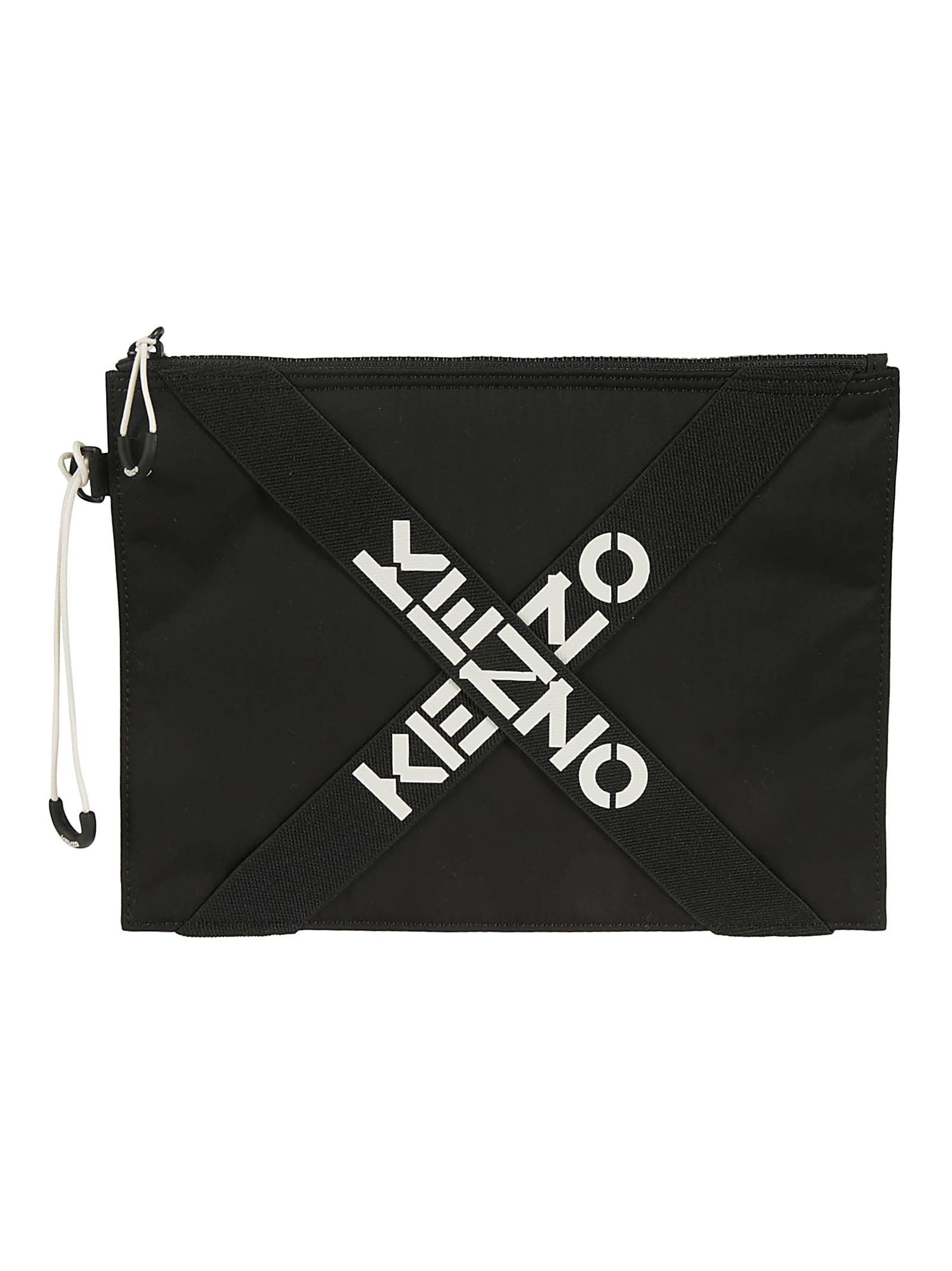 Kenzo Cross-strap Logo Clutch