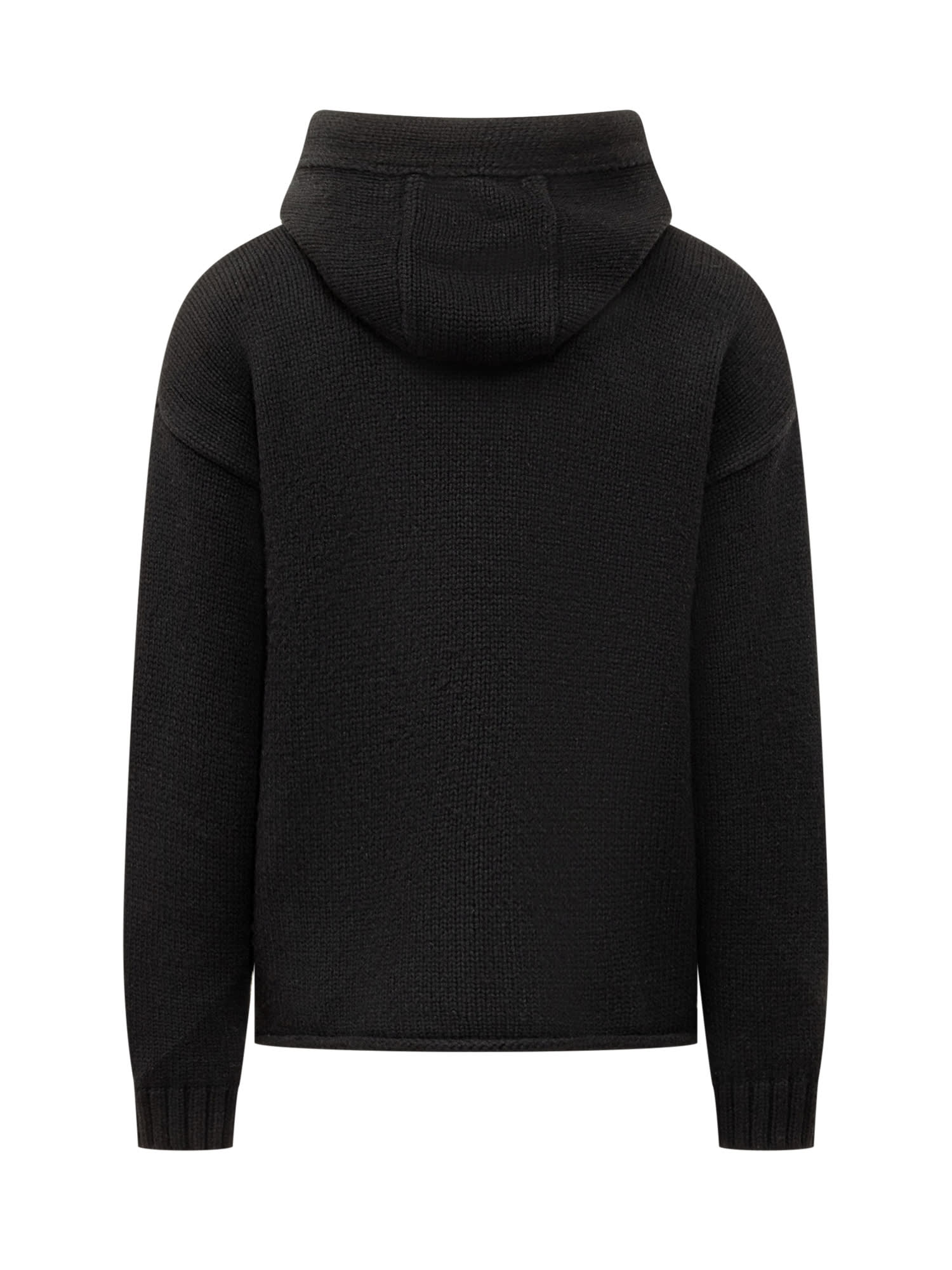 Shop Jw Anderson Hoodie With Logo In Black