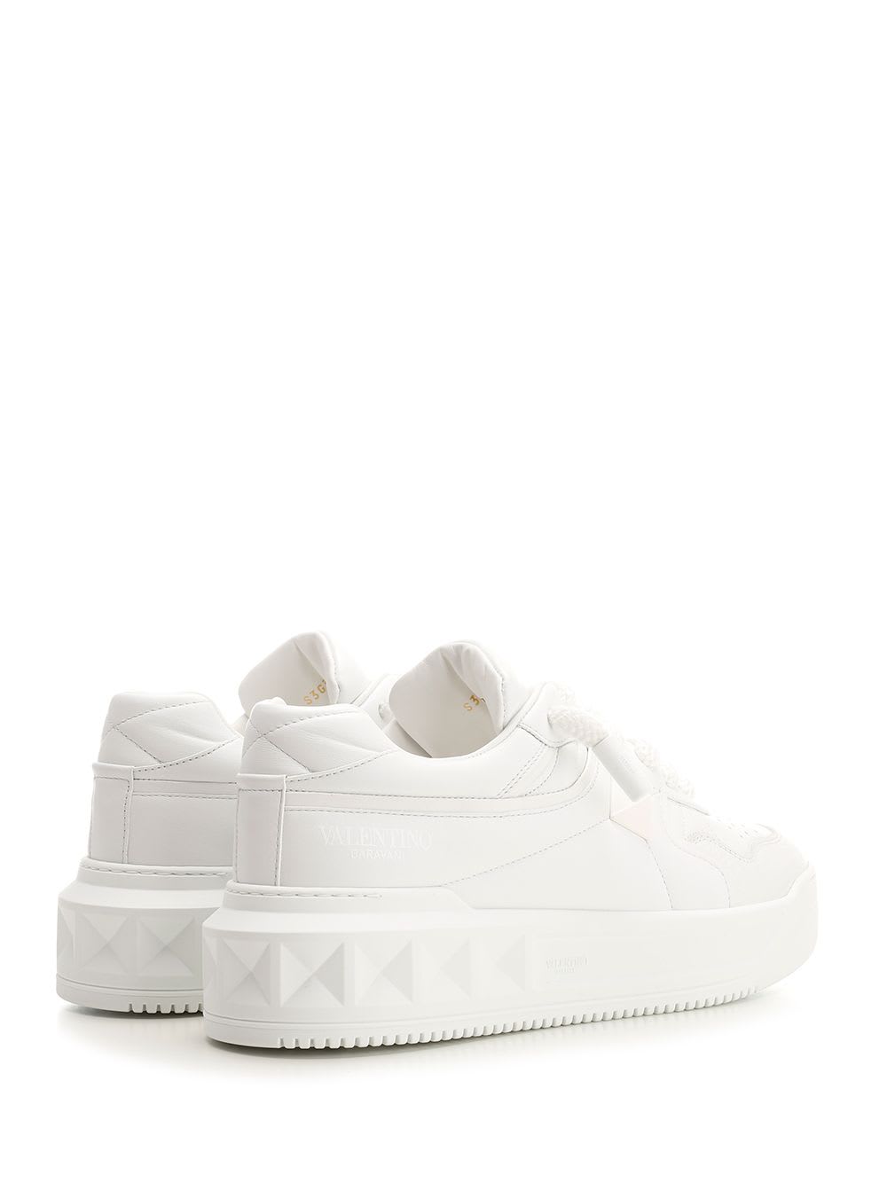 Shop Valentino One Stud Xl Low-top Sneaker In White