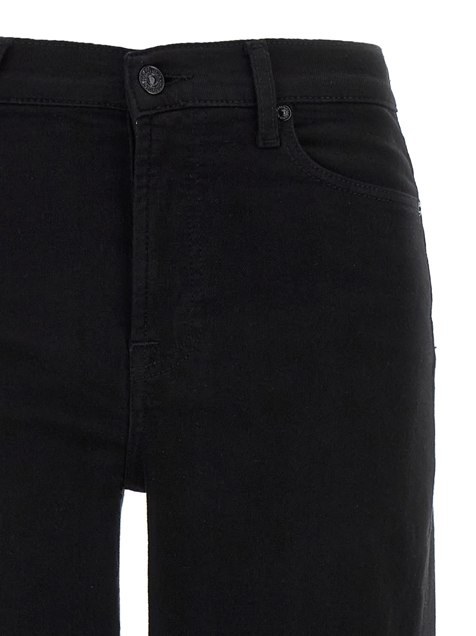 7 For All Mankind Modern Dojo Jeans Black In Black