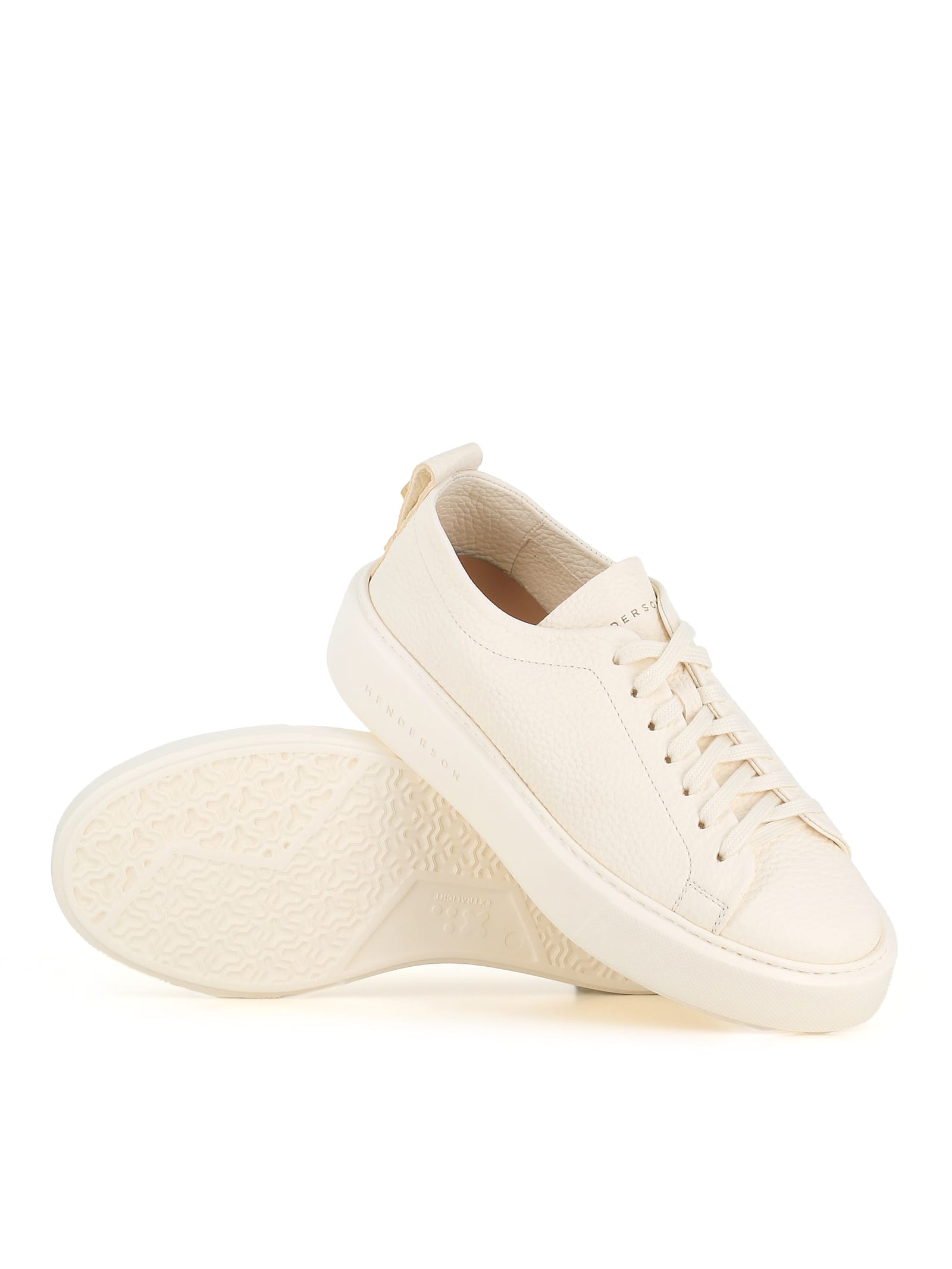 Henderson Baracco Lace-up Sneakers In White