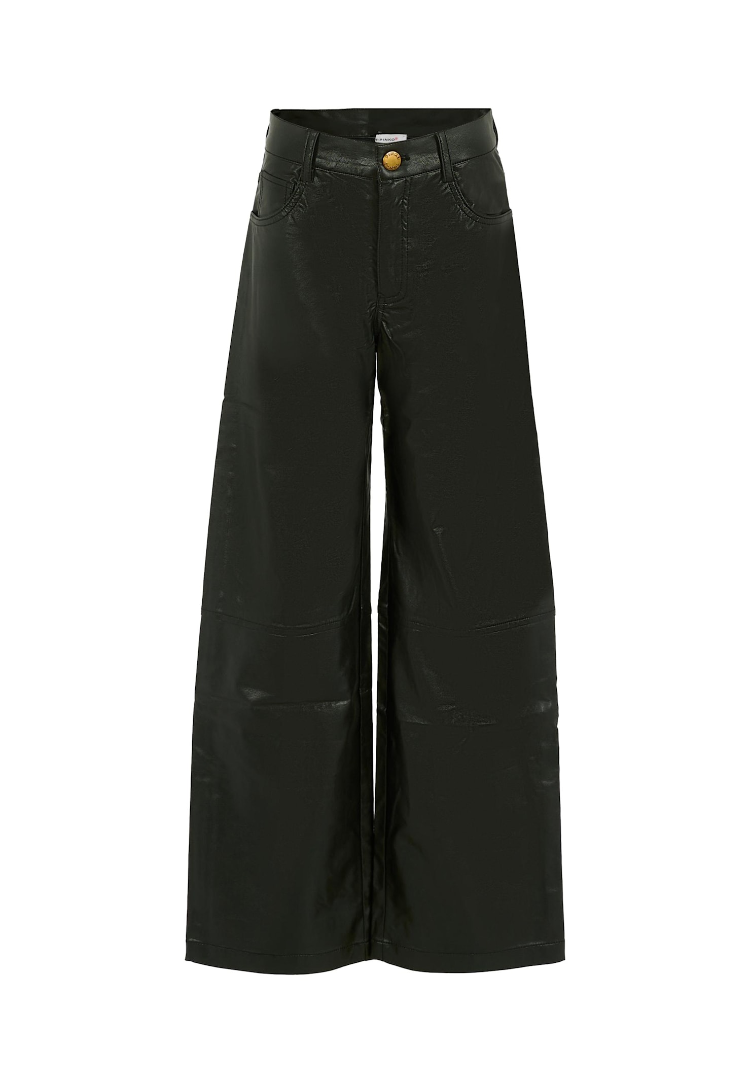Pinko Black Trousers For Girl In Black