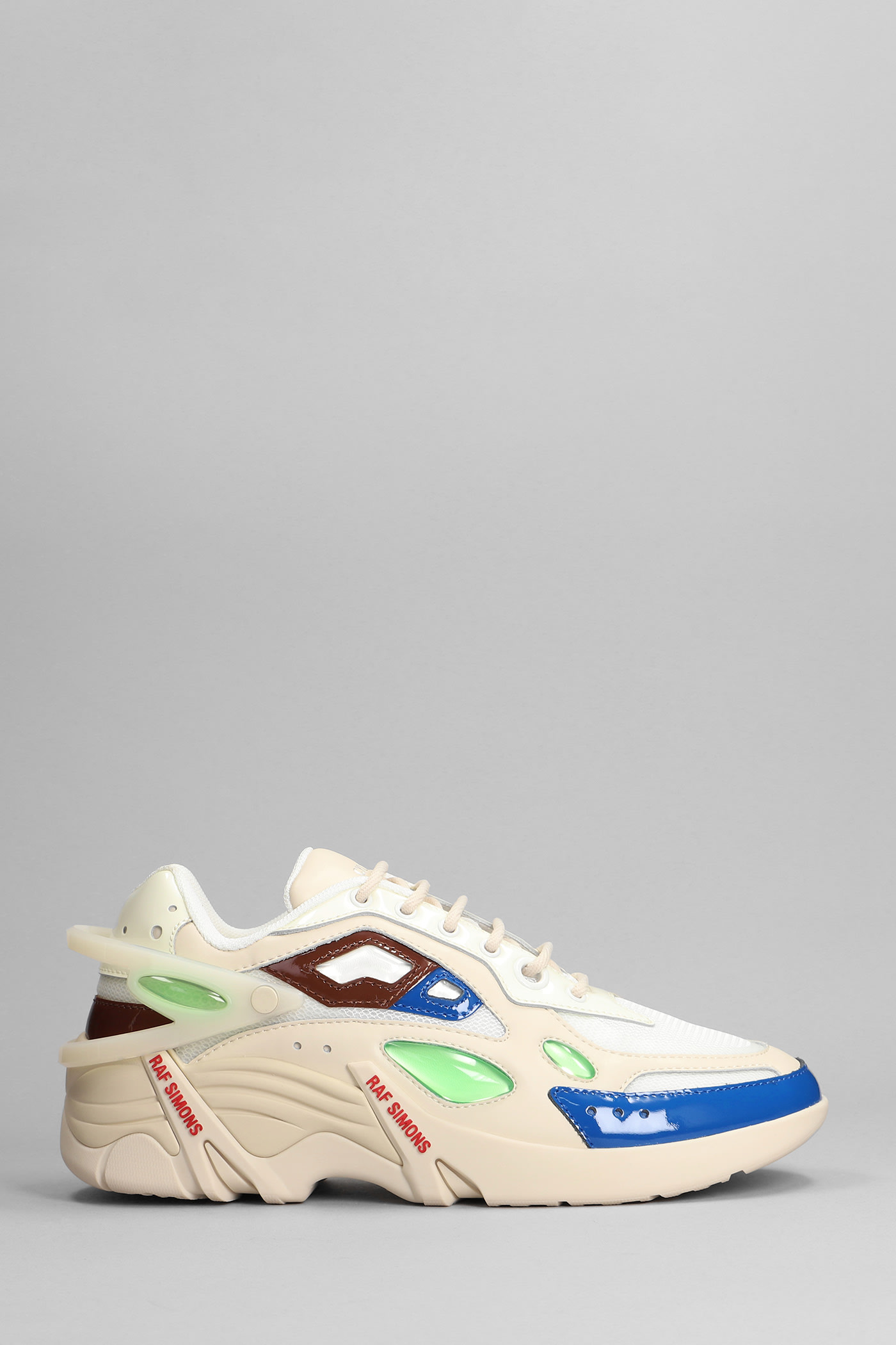 Raf Simons Cylon-21 Sneakers In White Leather