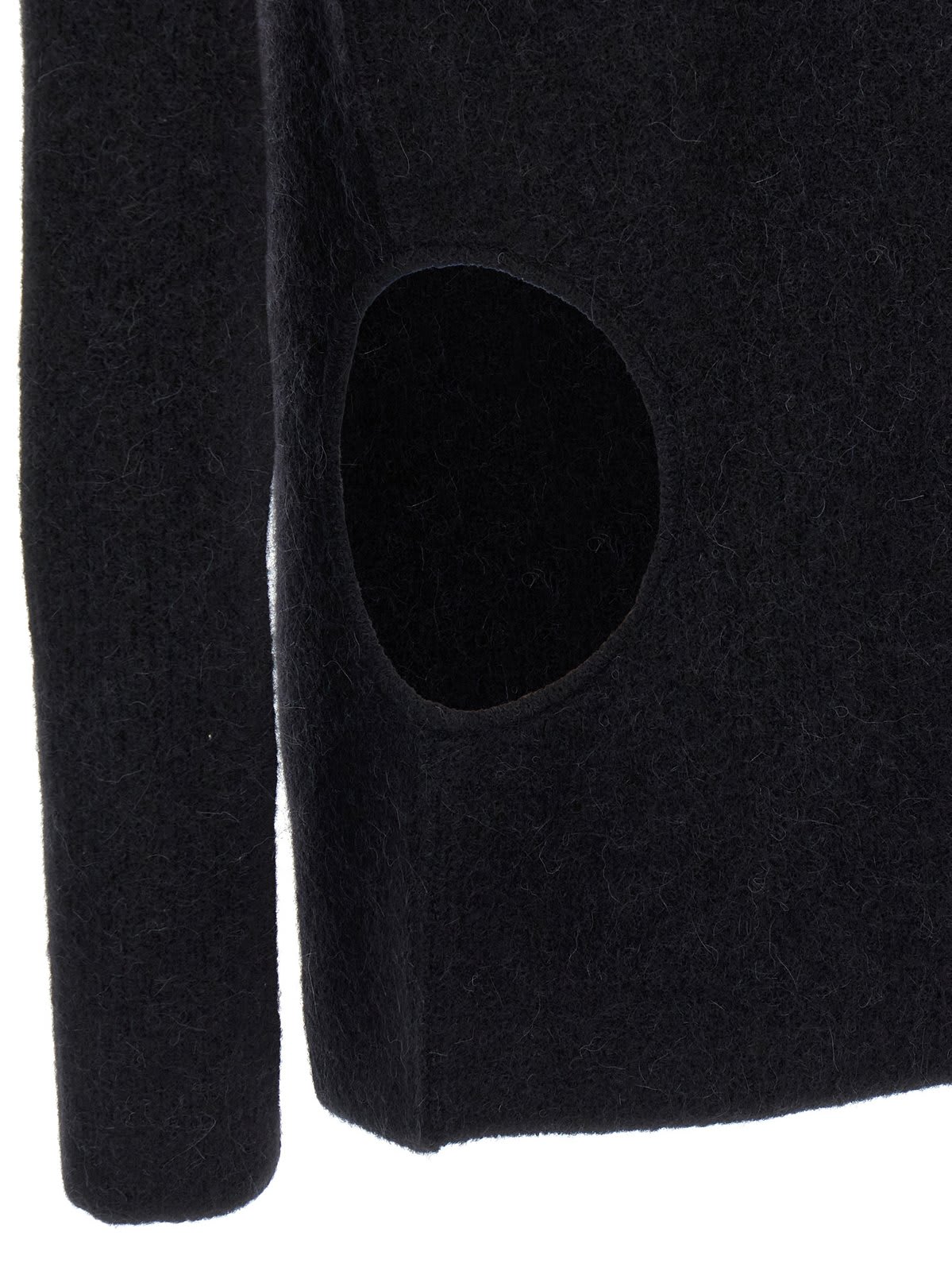 Rick Owens Subhuman Sweaters And Cardigans Black In Black