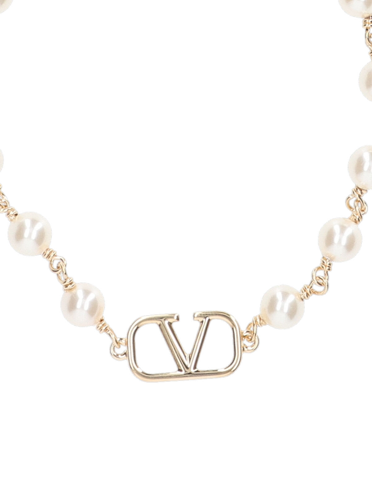 Valentino Vlogo Signature Bracelet In Gold
