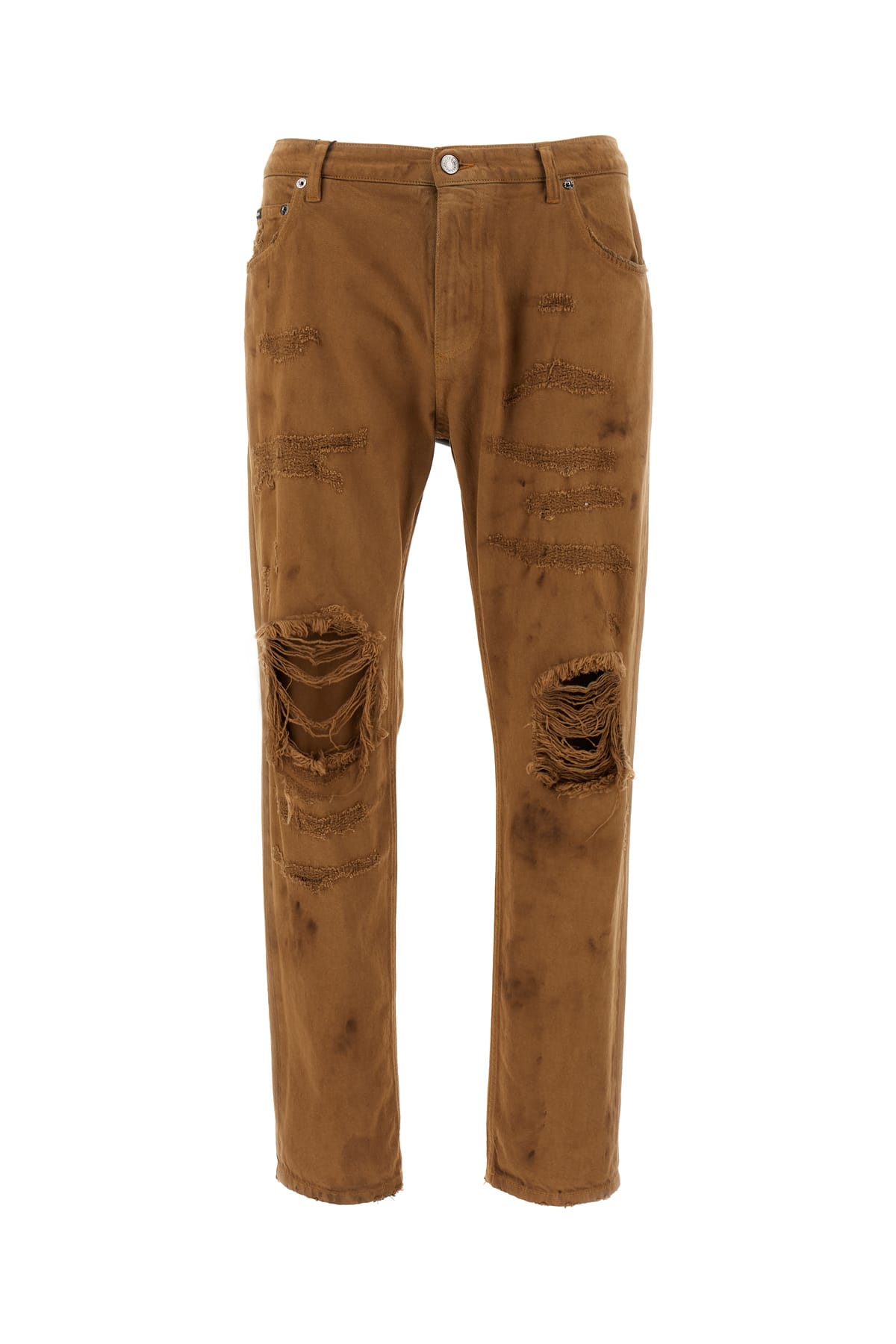 Brown Stretchdenim Jeans