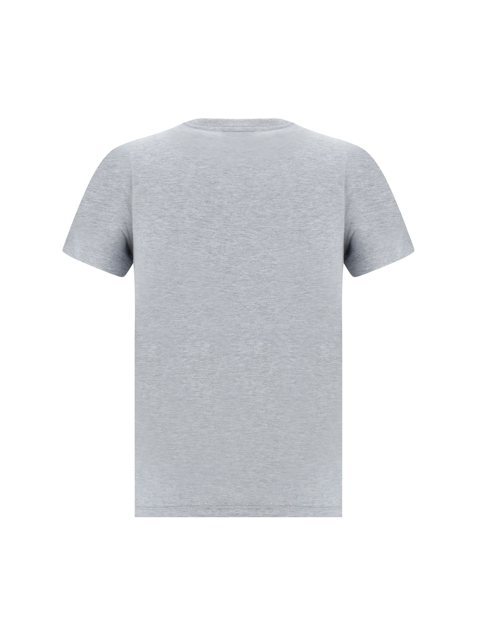 Shop Fendi T-shirt In Grey Melange