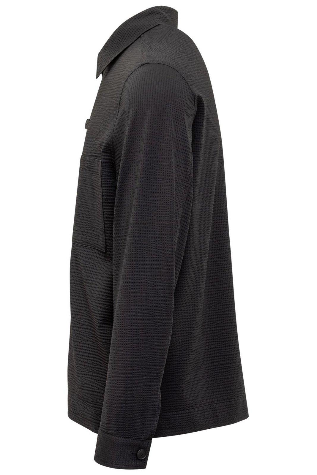 Hugo Boss Relaxed-fit Button-up Overshirt