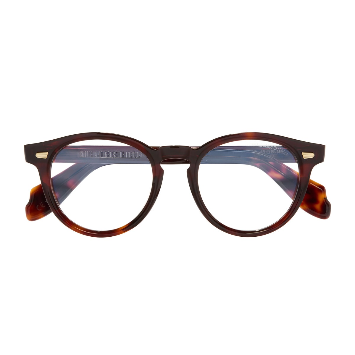 Cutler And Gross 9378 02 Havana Glasses In Gold