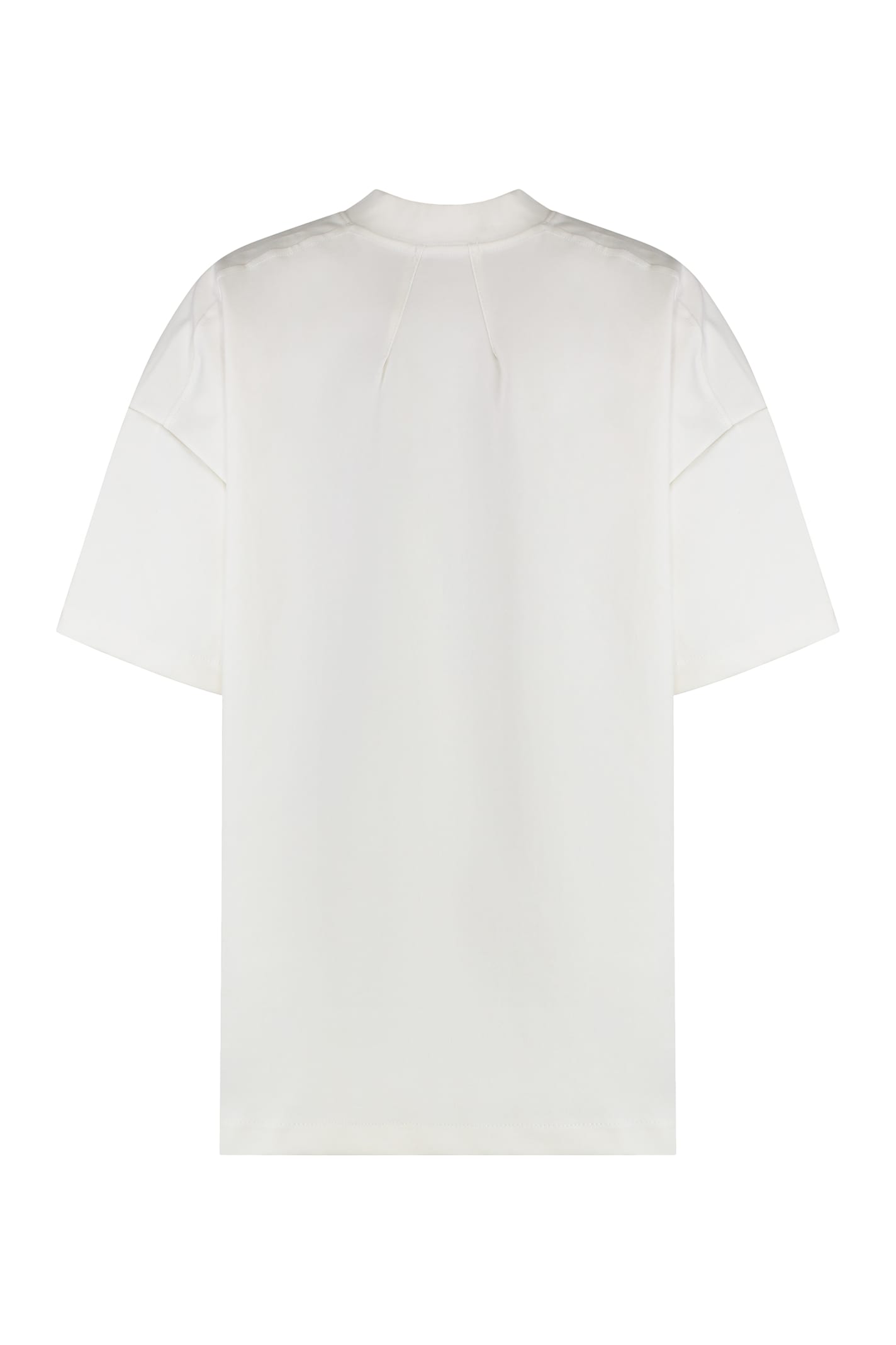 Rhude Logo Print Oversize T-shirt In White