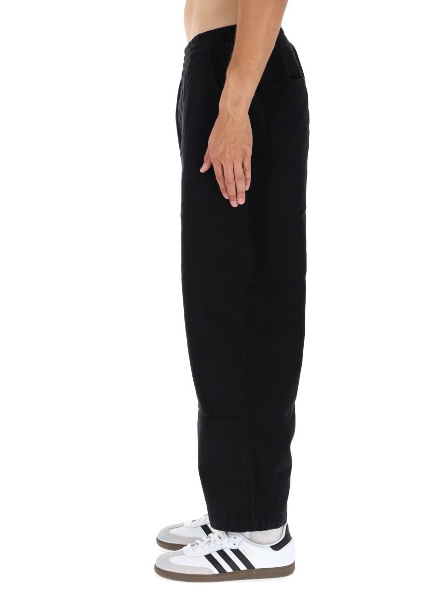 Carhartt Comfortable Trousers With Side And Back Pockets In Black