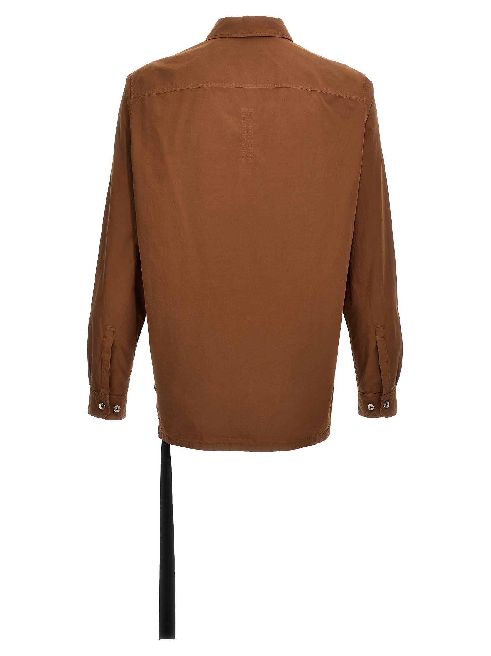 Shop Drkshdw Cotton Shirt In Brown