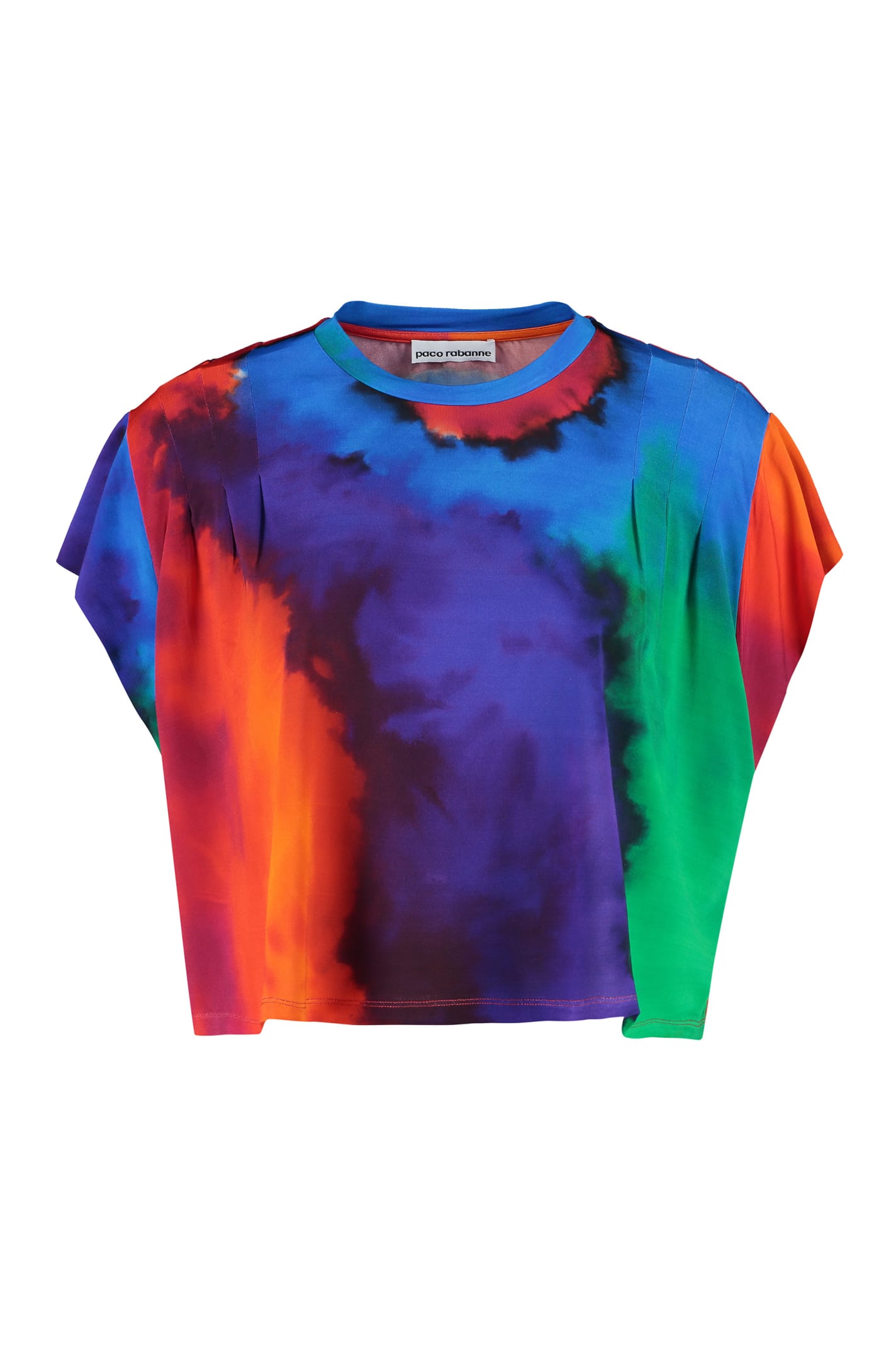 Shop Rabanne Printed T-shirt In Multicolor