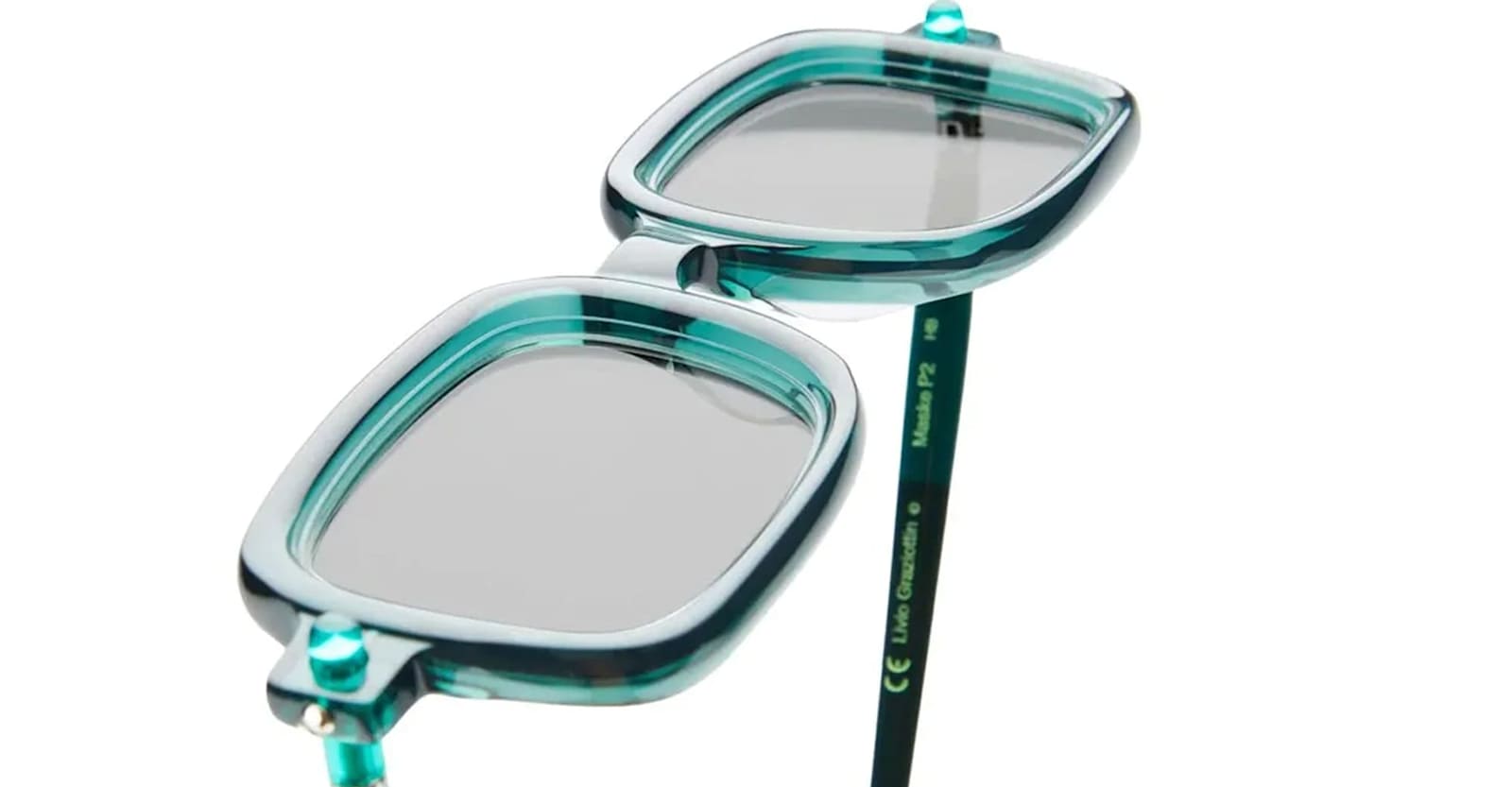 Kuboraum Mask P2 Hb - Hamburger Banoff Sunglasses In Green