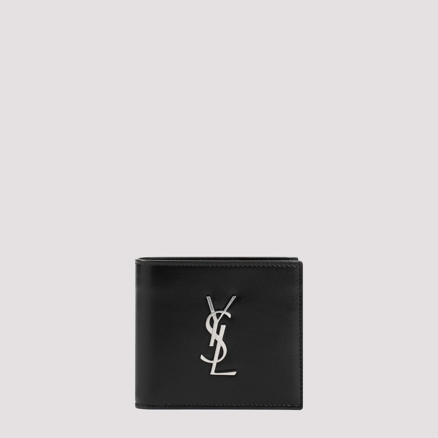 Saint Laurent Ysl Credit Card Holder In Black