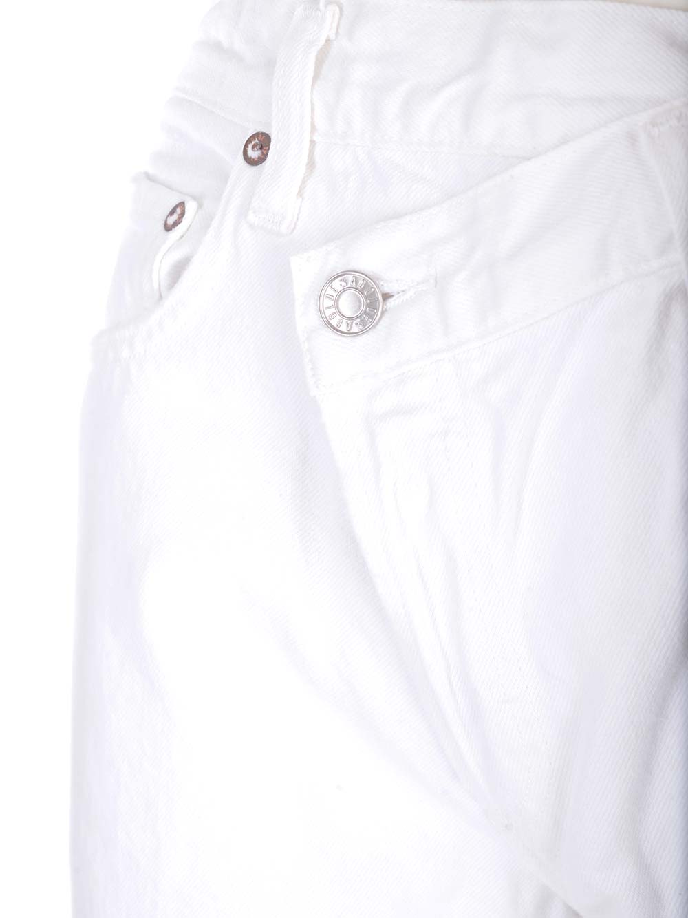 Shop Agolde Criss Jeans In White