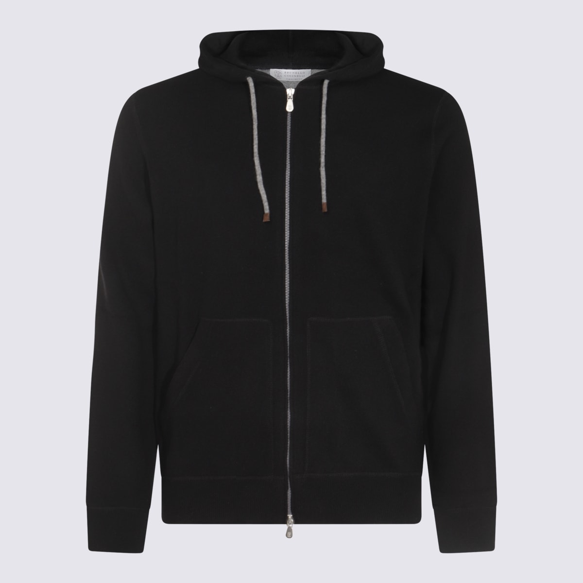 Brunello Cucinelli Hooded Crewneck Sweater Front Pockets