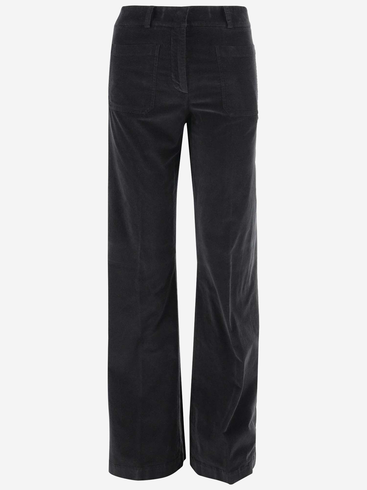 Stretch Cotton Velvet Pants