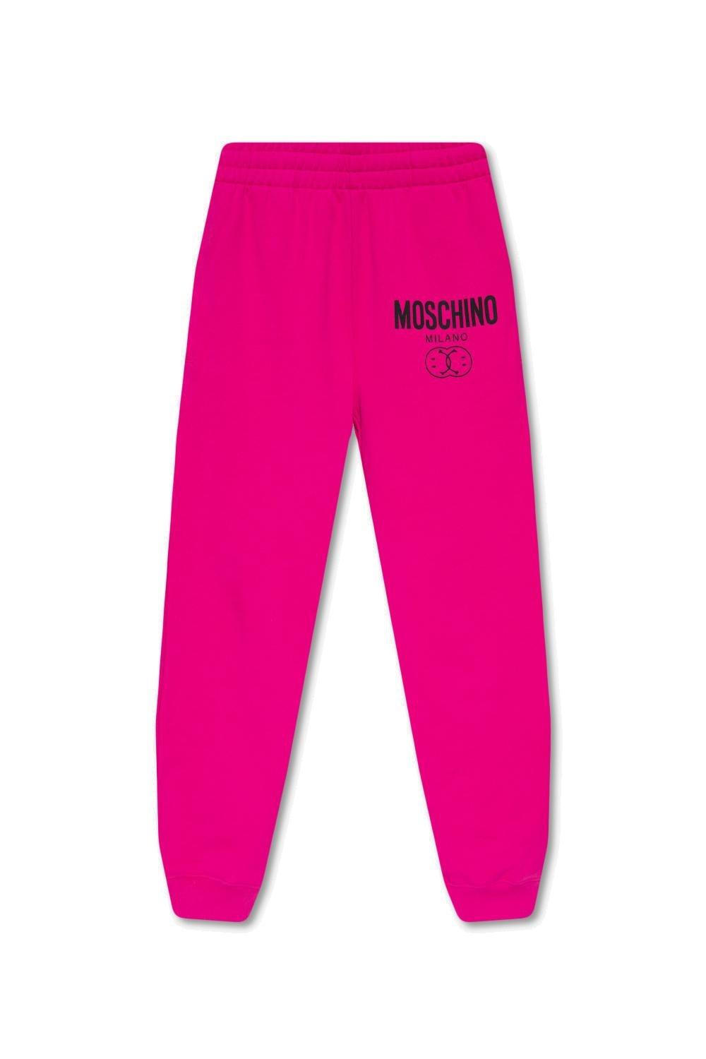 Moschino Logo Printed Jogging Pants