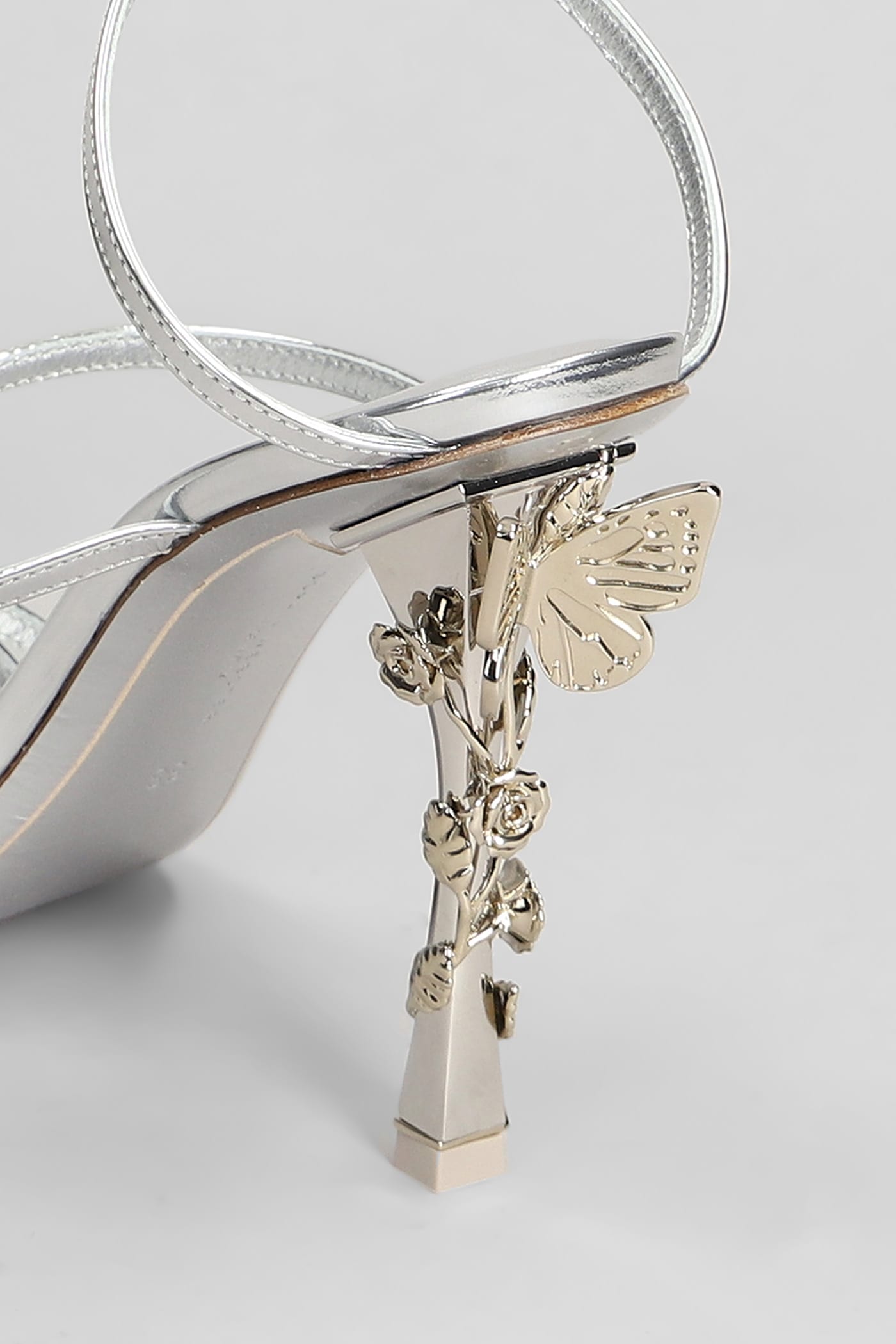 Sophia Webster Enchantress Sandals In Silver Leather