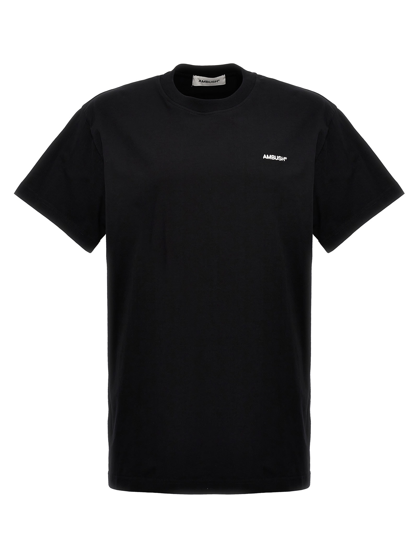 Ambush Logo-embroidered T-shirt Set (set Of Three) In Black