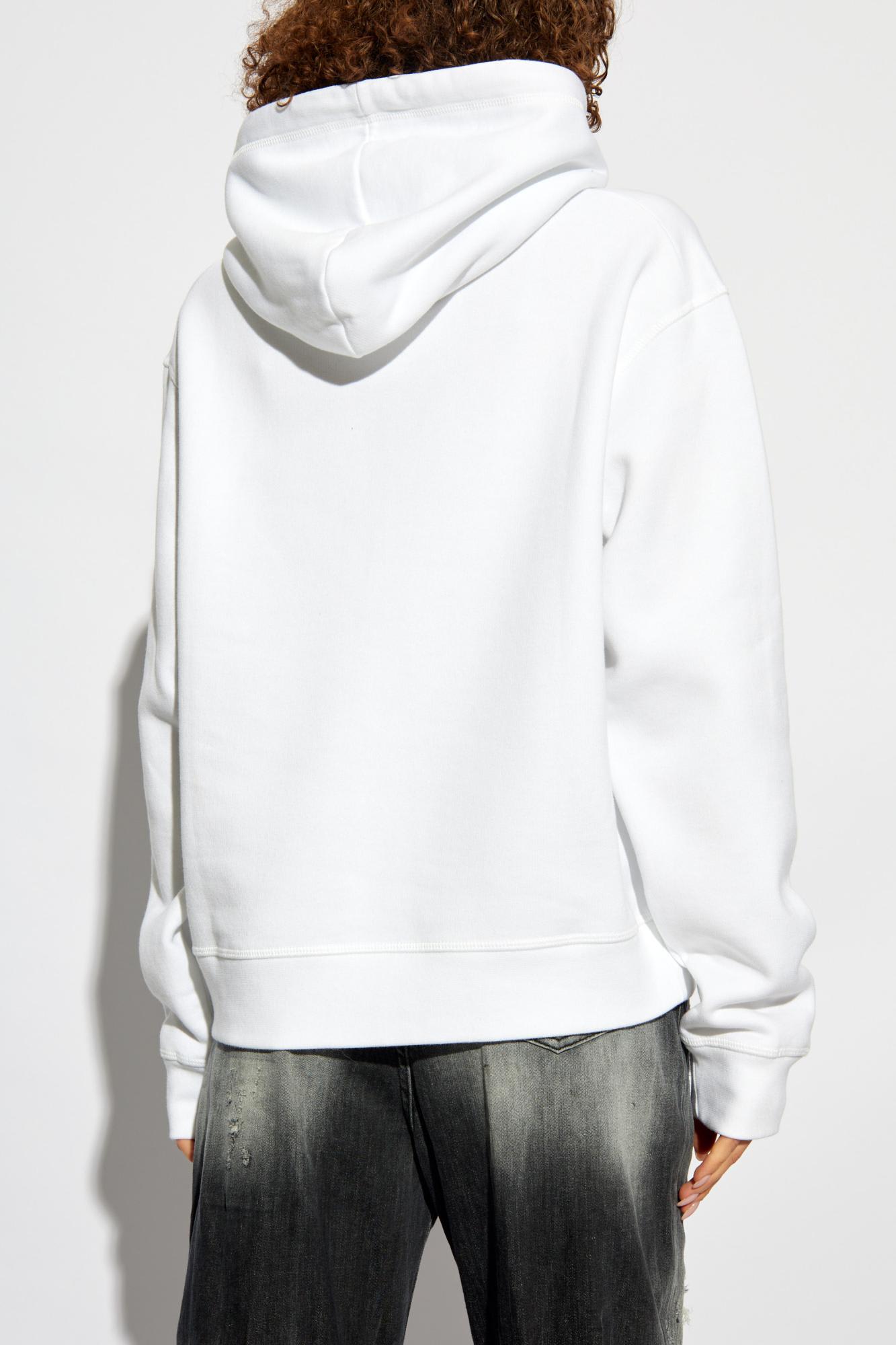 Shop Dsquared2 Hoodie In White