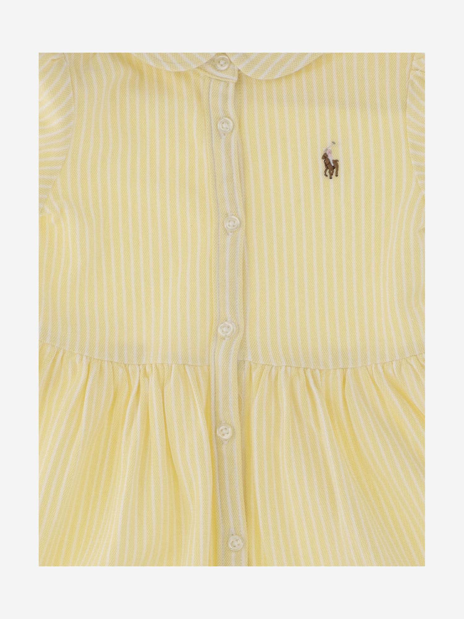 Shop Polo Ralph Lauren Two-piece Cotton Set In Yellow