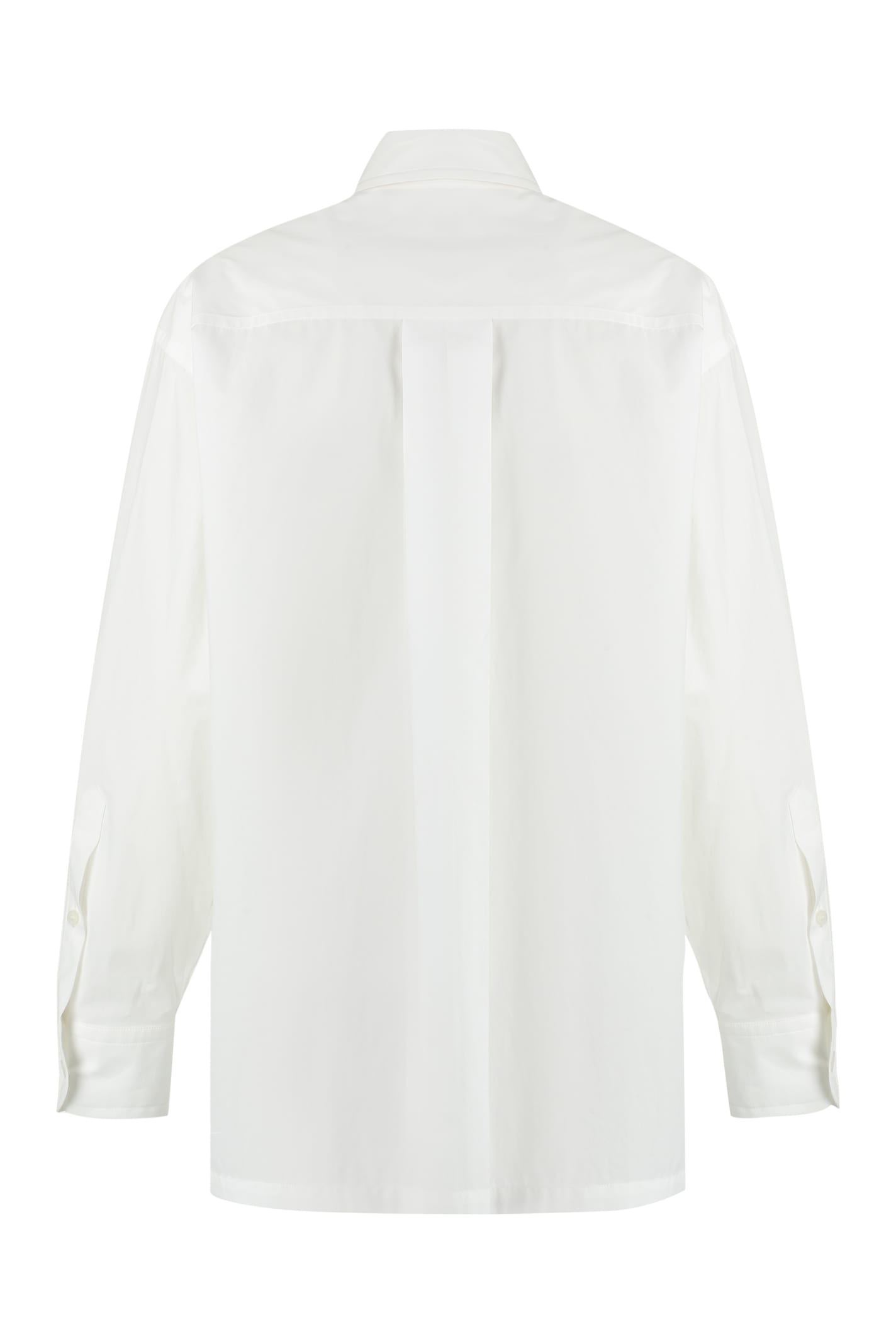 Shop Kenzo Oversize Shirt In White