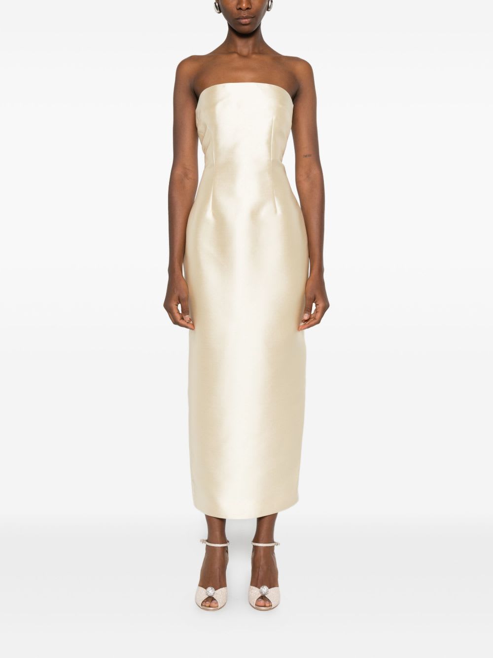 Solace London Renee Maxi Dress In White
