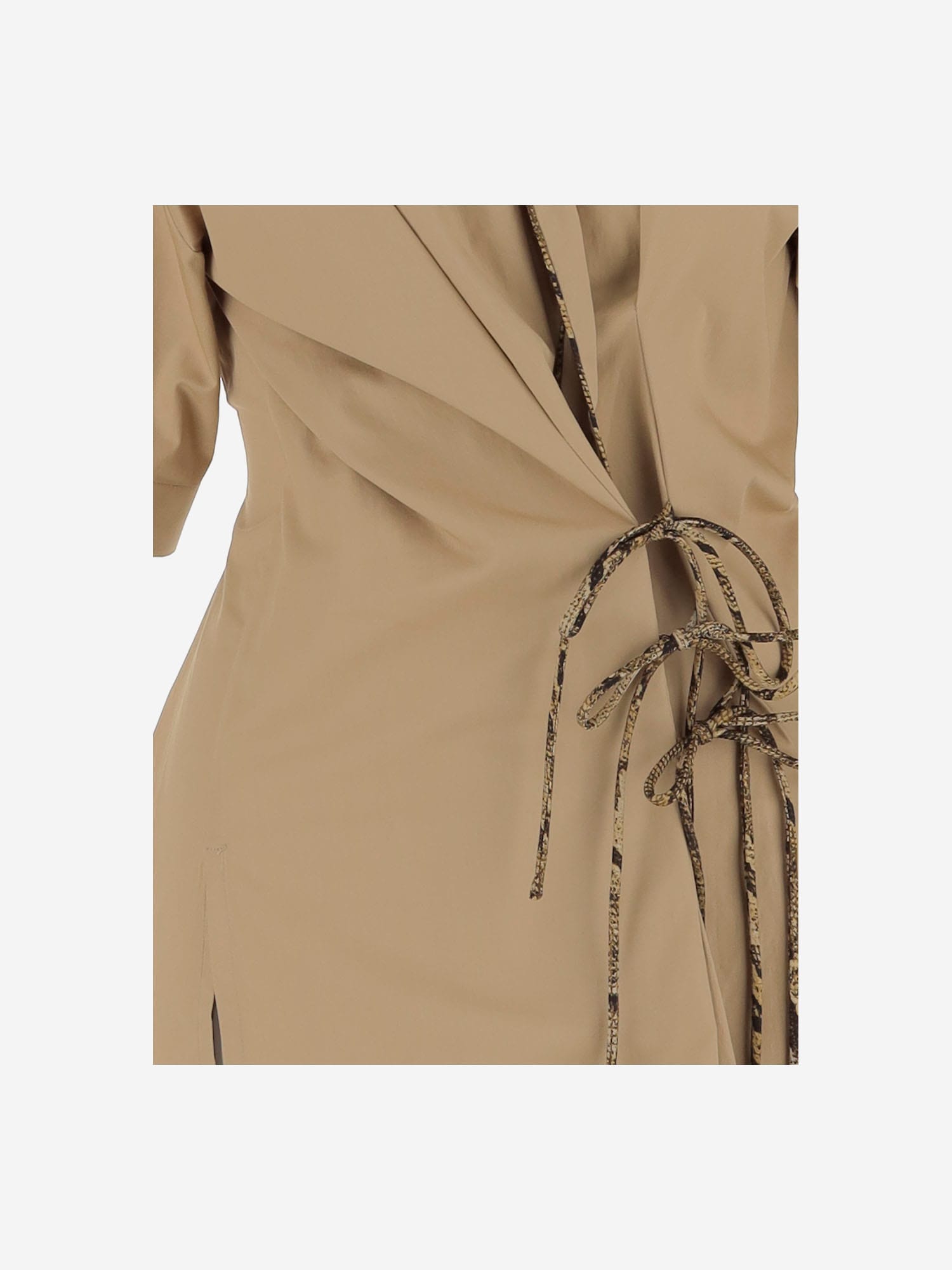 Dries Van Noten Cotton Twill Shirt In Beige
