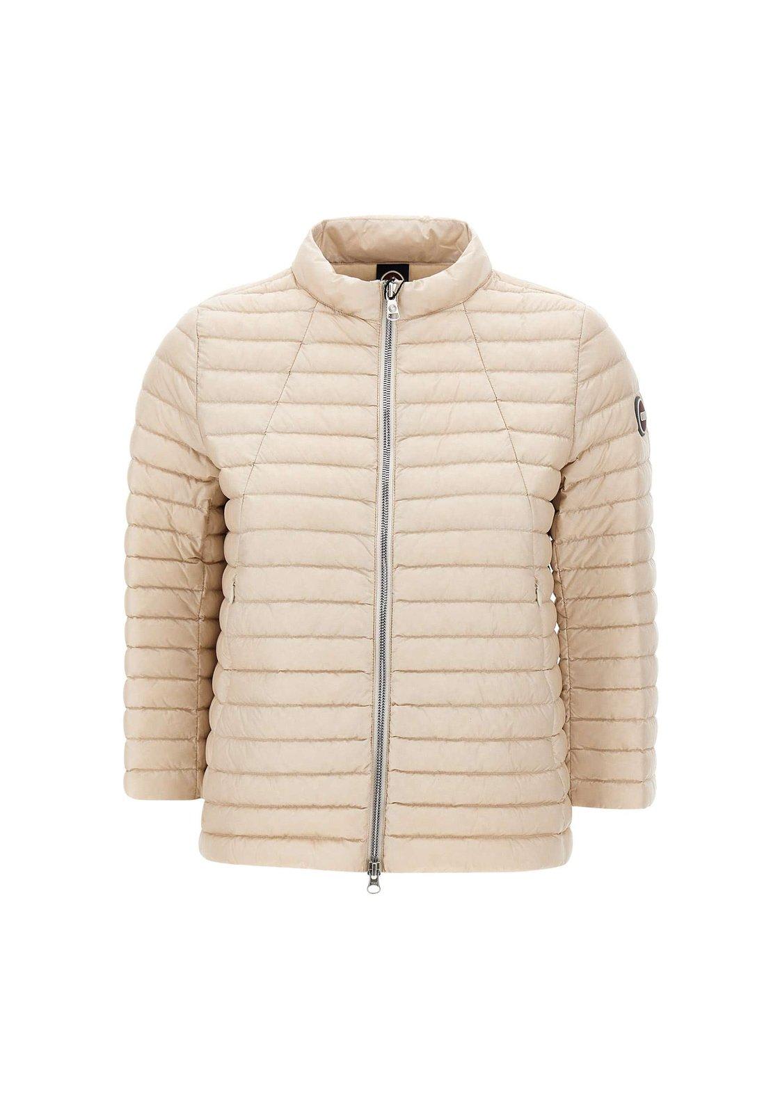 Shop Colmar Stand-up Collar Quilted Padded Jacket In Pink