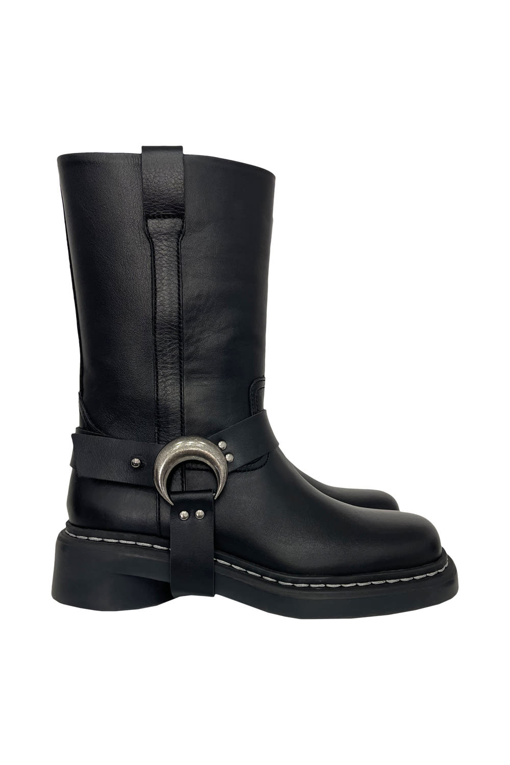 Shop Marine Serre Motorcycle Boot In Black