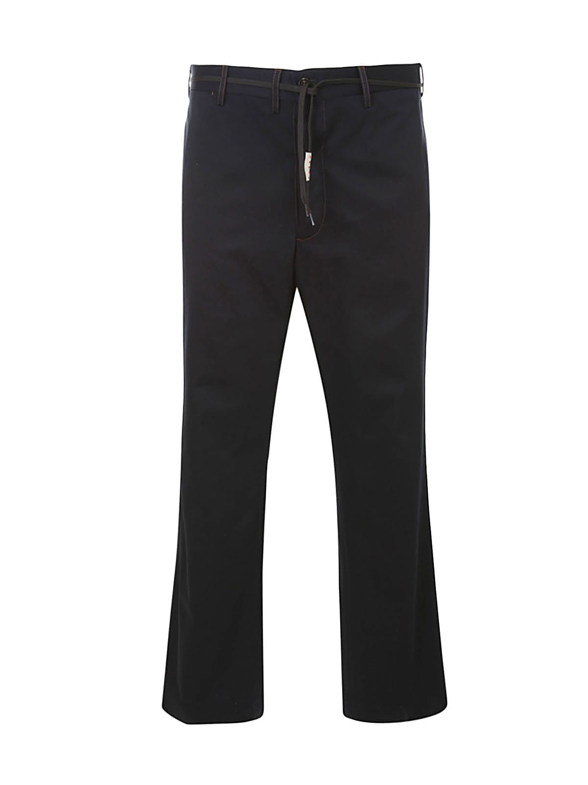Marni Straight Leg Chino Pants W/two Side Pockets And Two Welt Pockets On The Back