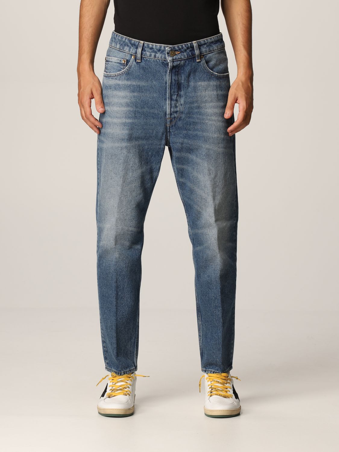 Golden Goose Jeans Happy Collection Golden Goose Jeans In Washed Denim