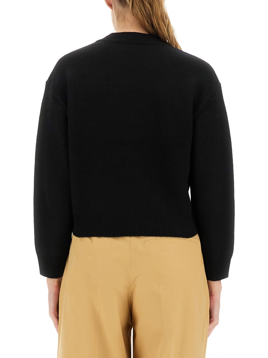 Apc A.p.c. Esther Knit Crew Neck In Black