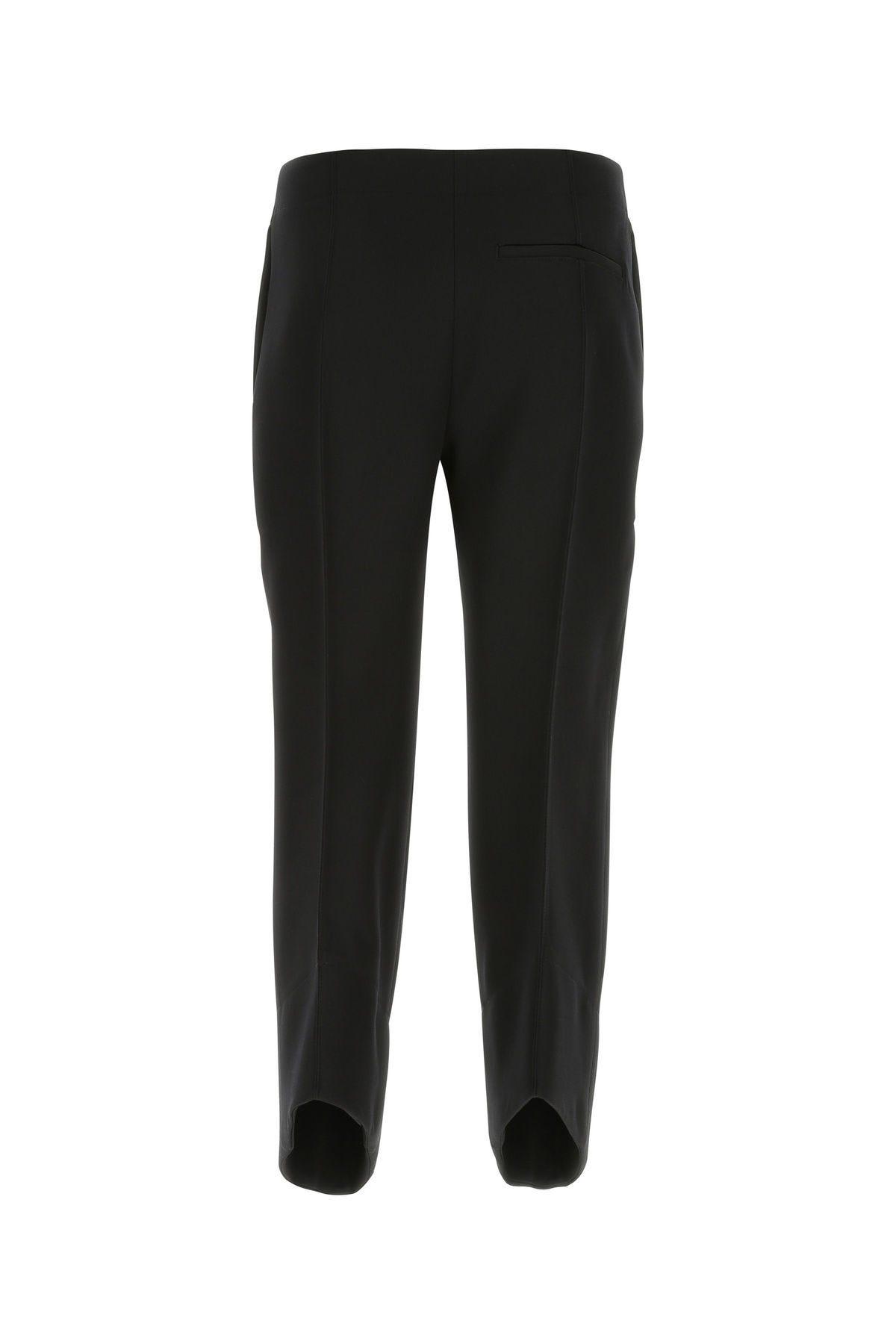 Shop Bottega Veneta Black Wool Pant