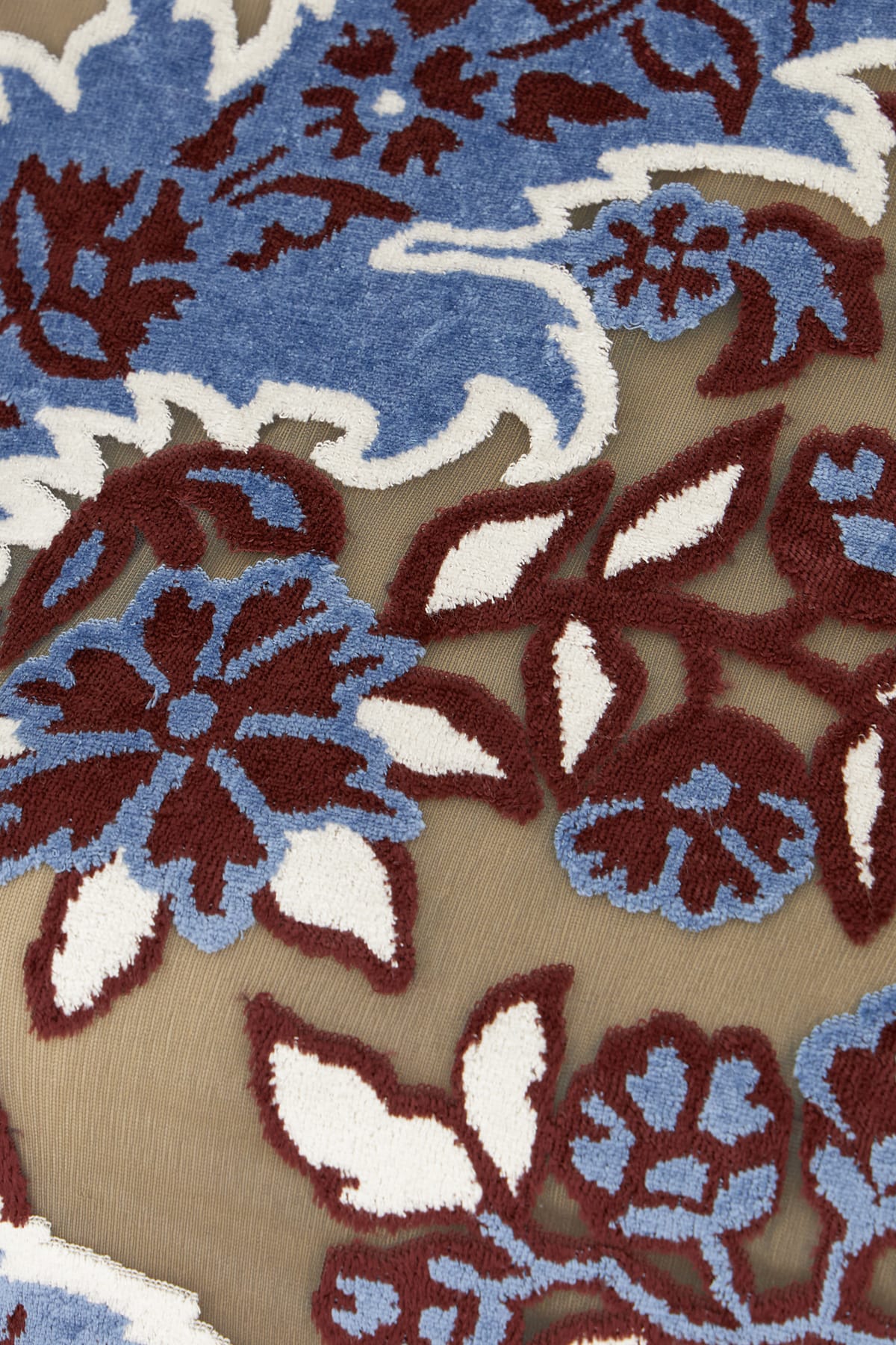 Etro Multicolor Long Sleeve Top With Paisley Motif In Multicolor Fondo Azzurro
