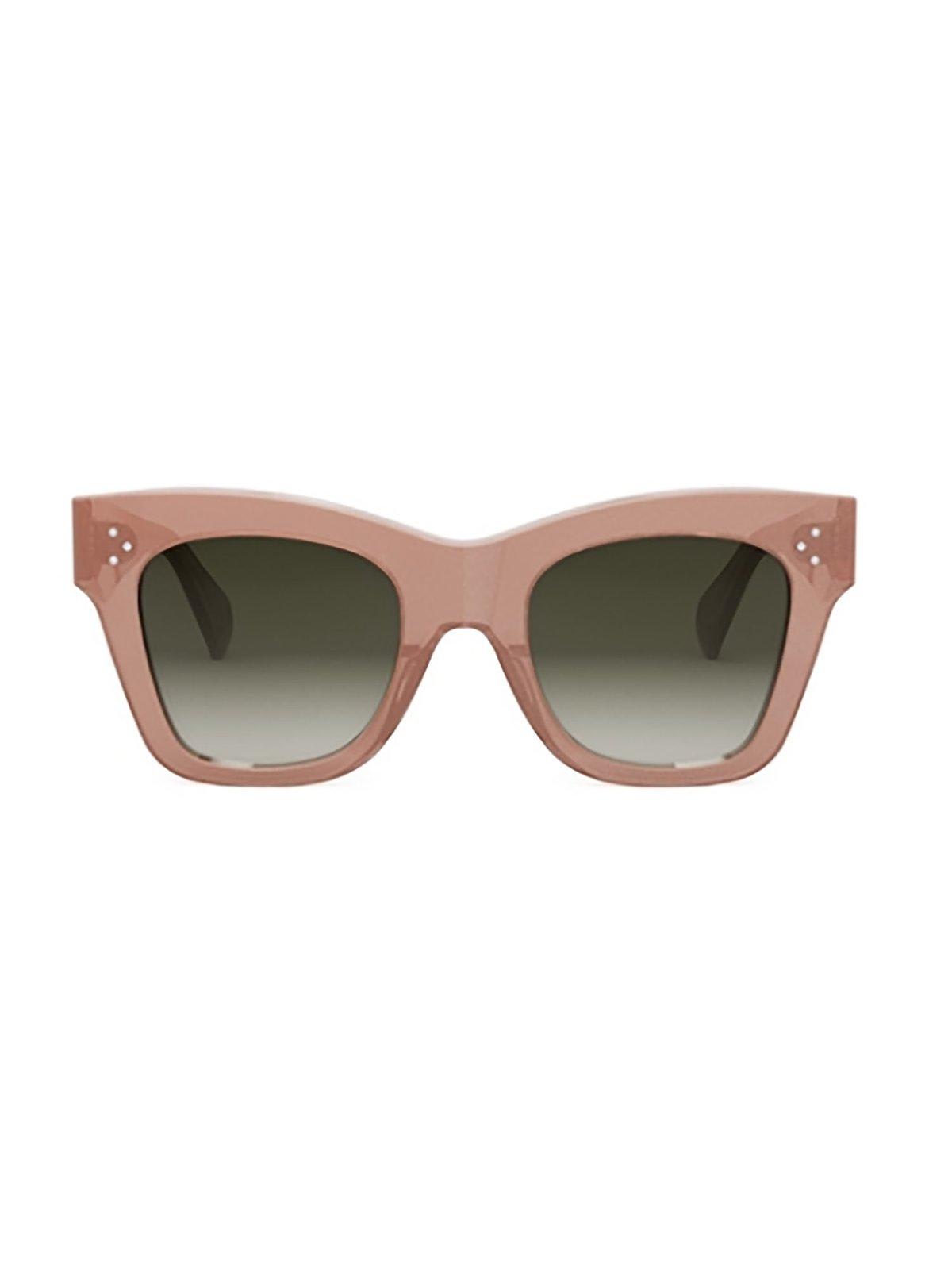 Shop Celine Square Frame Sunglasses In 74f