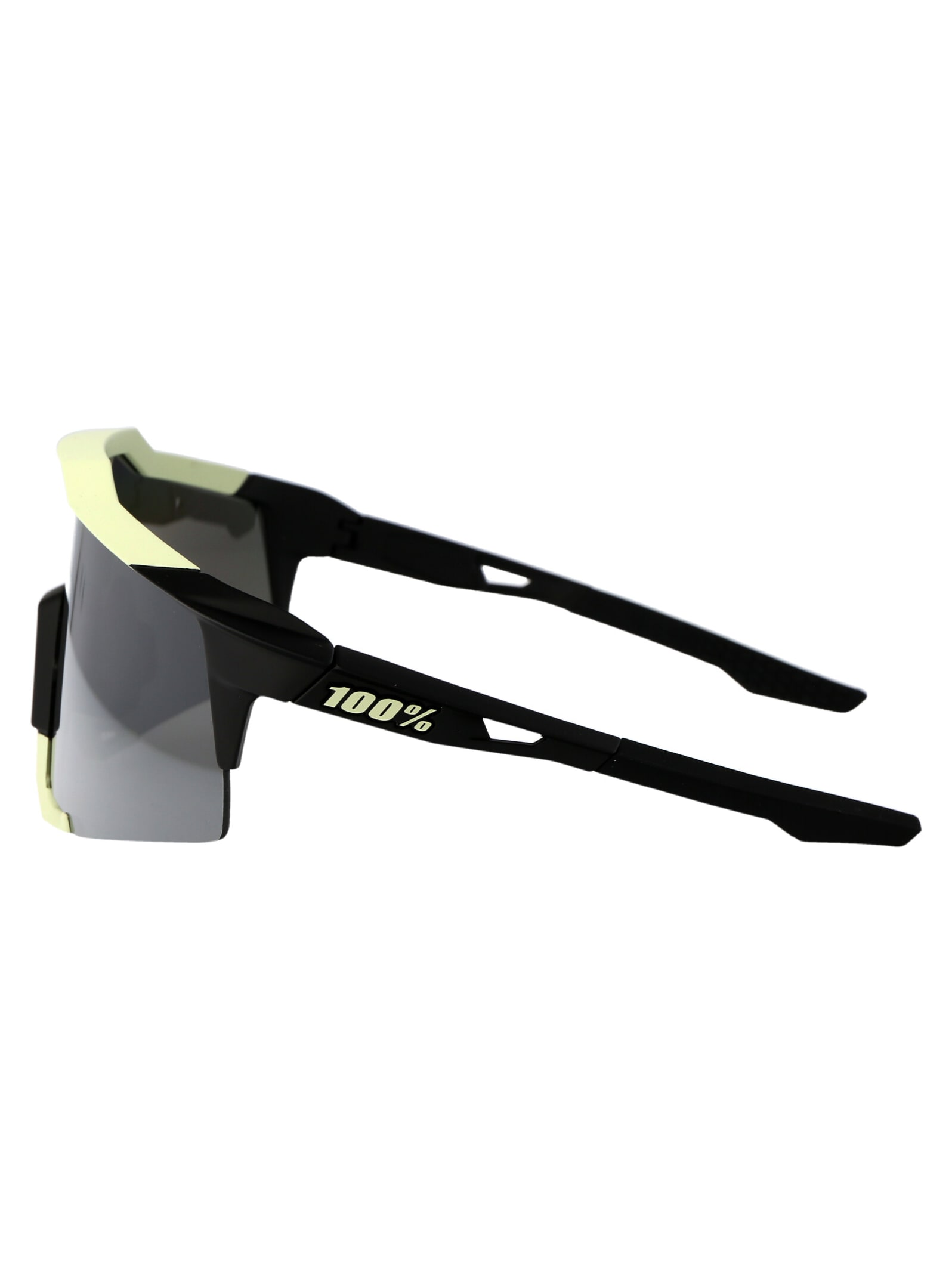 Shop 100% Speedcraft Sunglasses In Soft Tact Glow Black Mirror Lens