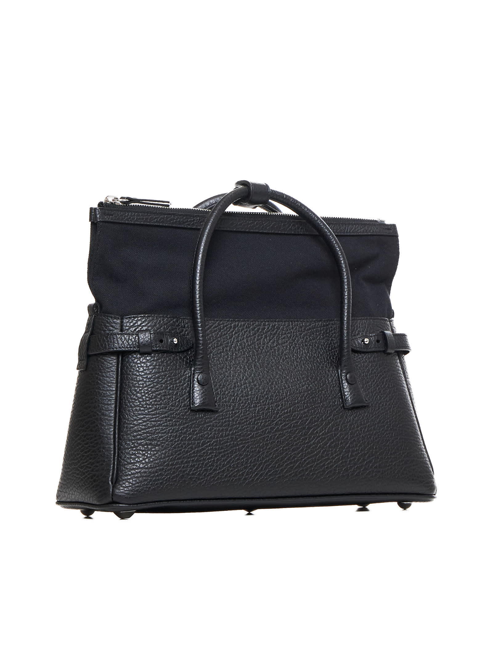 Shop Maison Margiela Tote In Black